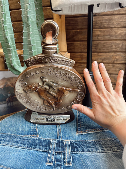 The Vintage Pony Express Whiskey Bottle