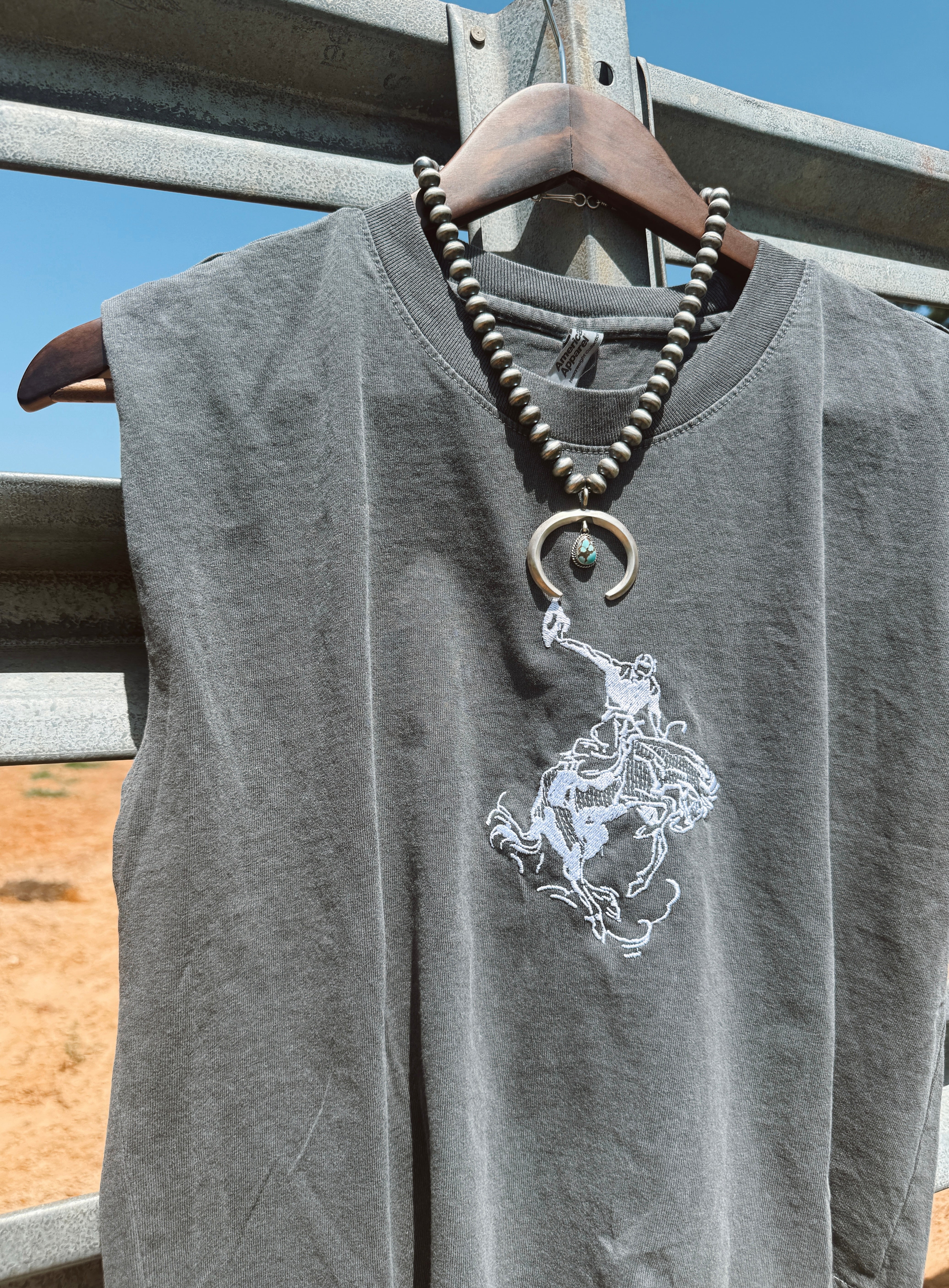 The Bronc Embroidered Tee