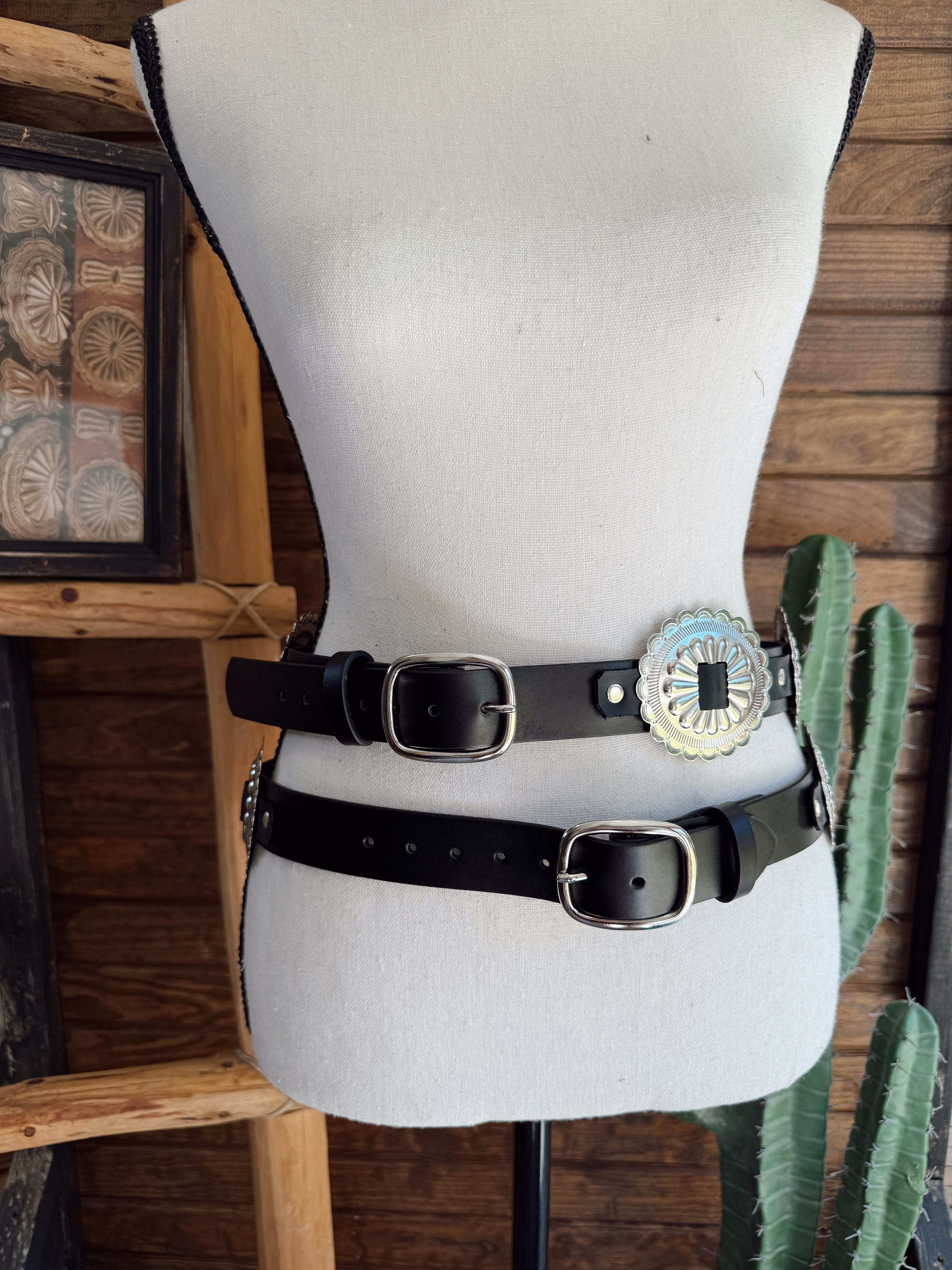 The Concho Belt - Silver