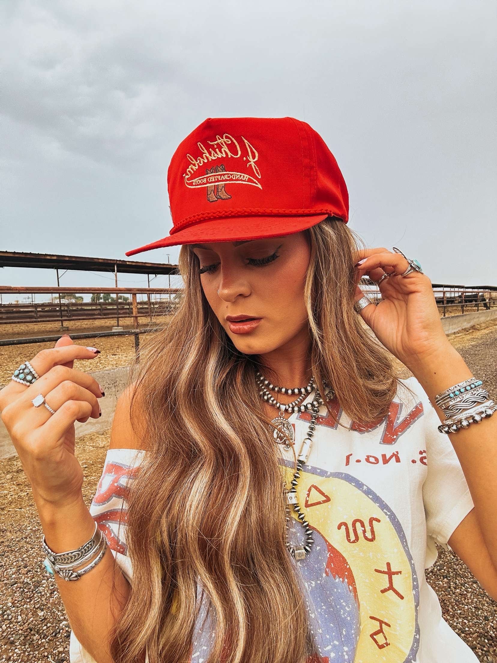 The Bronky Western Brand Top front & back graphic