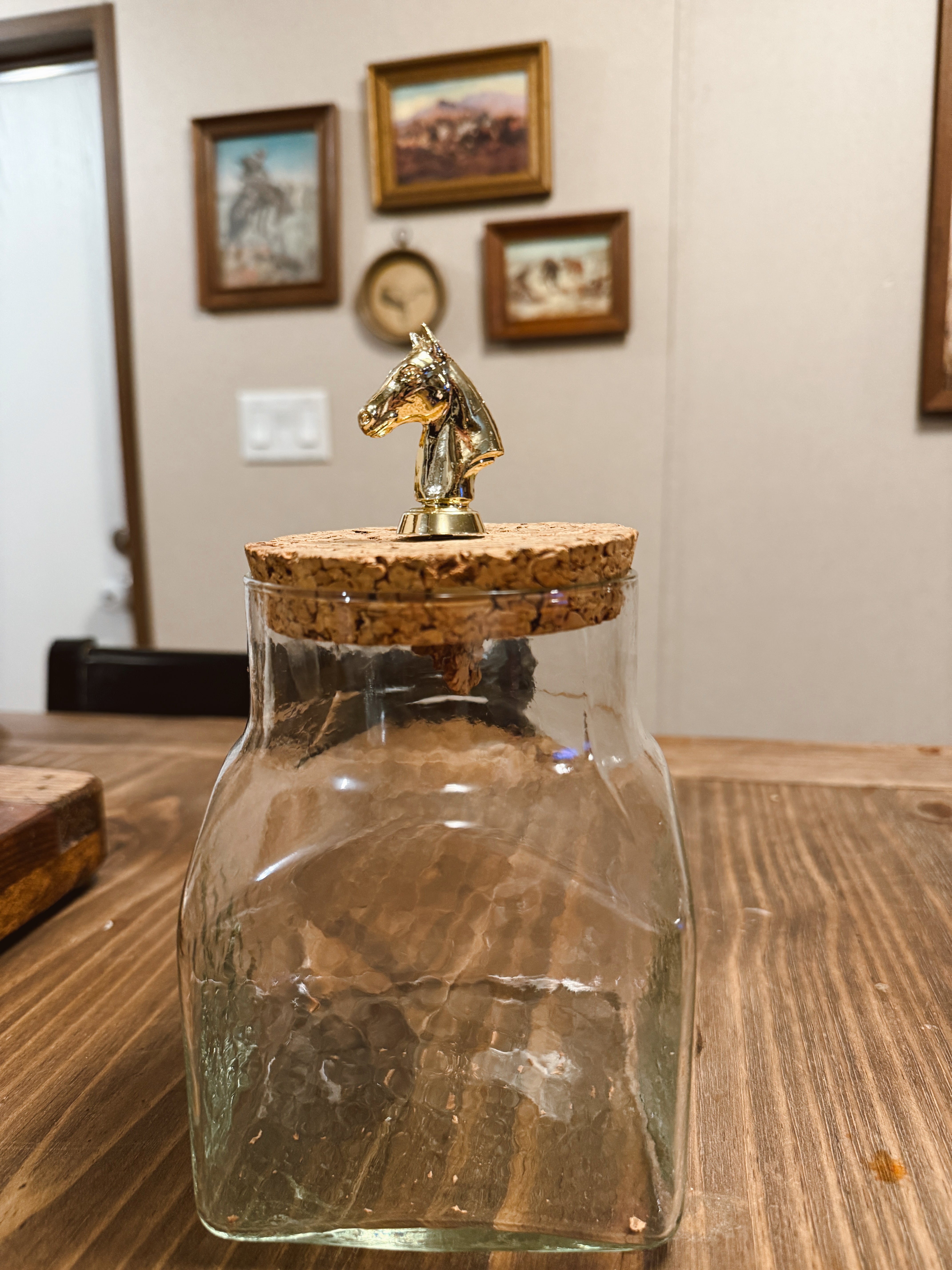 The Vintage Horse Head Topper - Gold