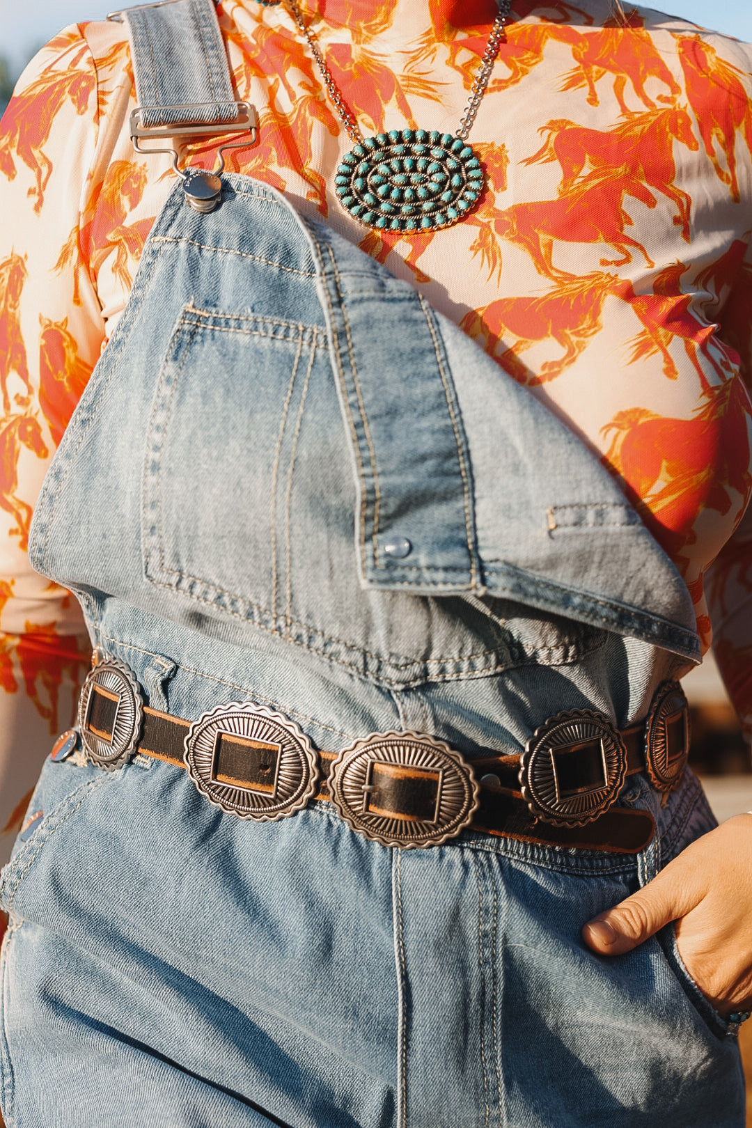 The Neon Wild Horse Mesh Top