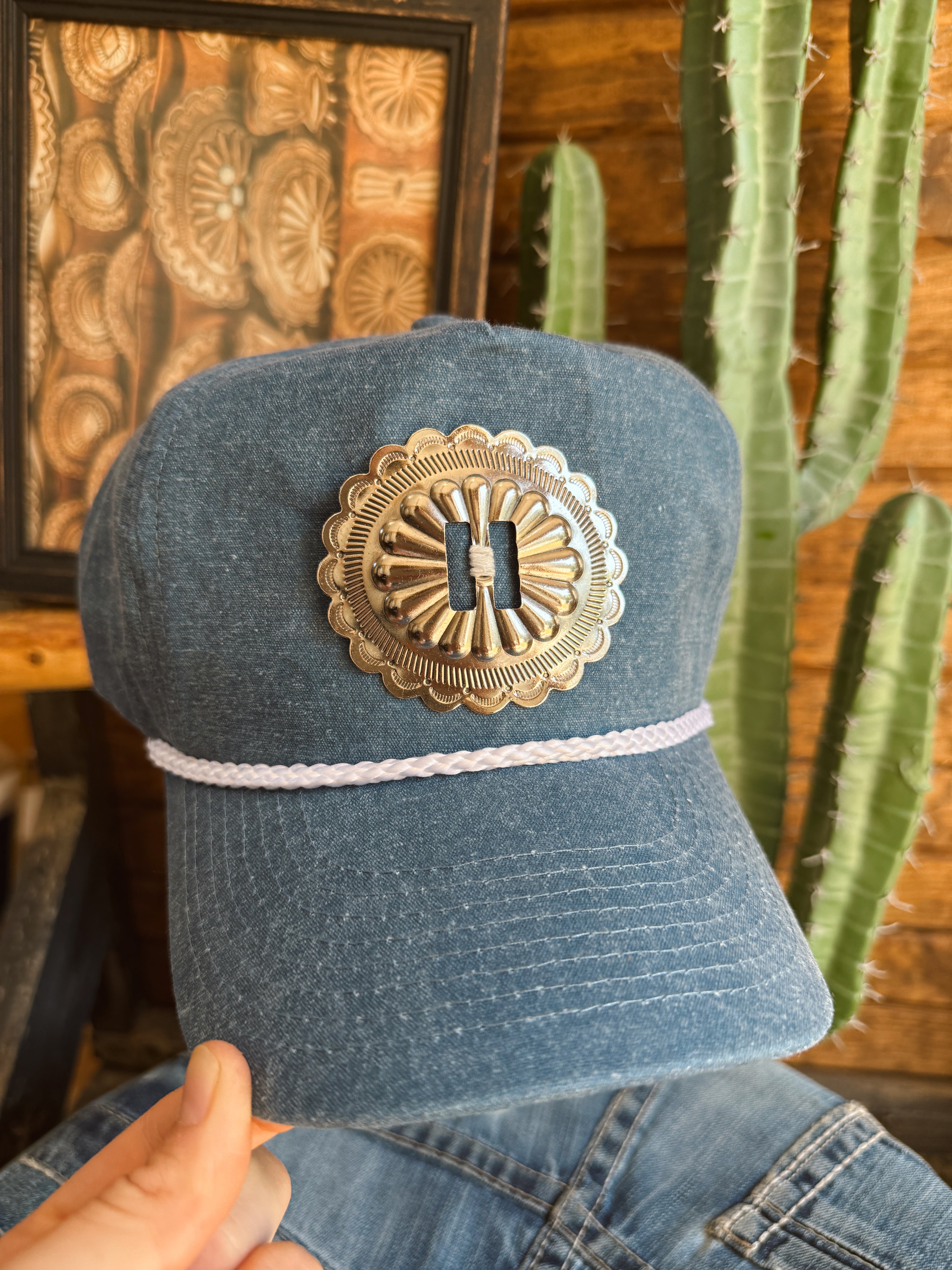 The Concho Cap - Denim