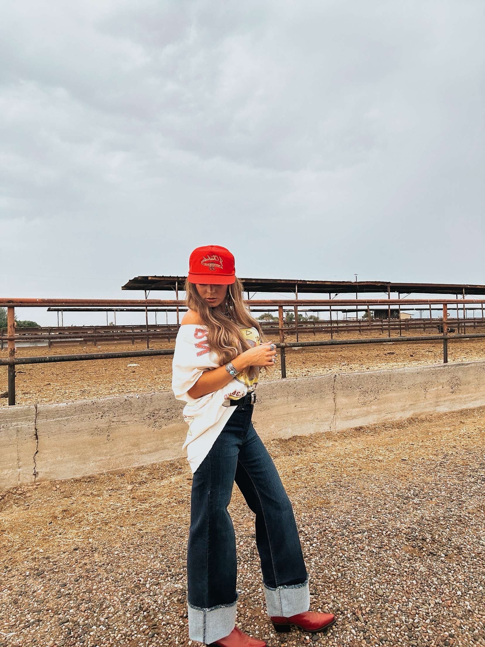 The Bronky Western Brand Top front & back graphic