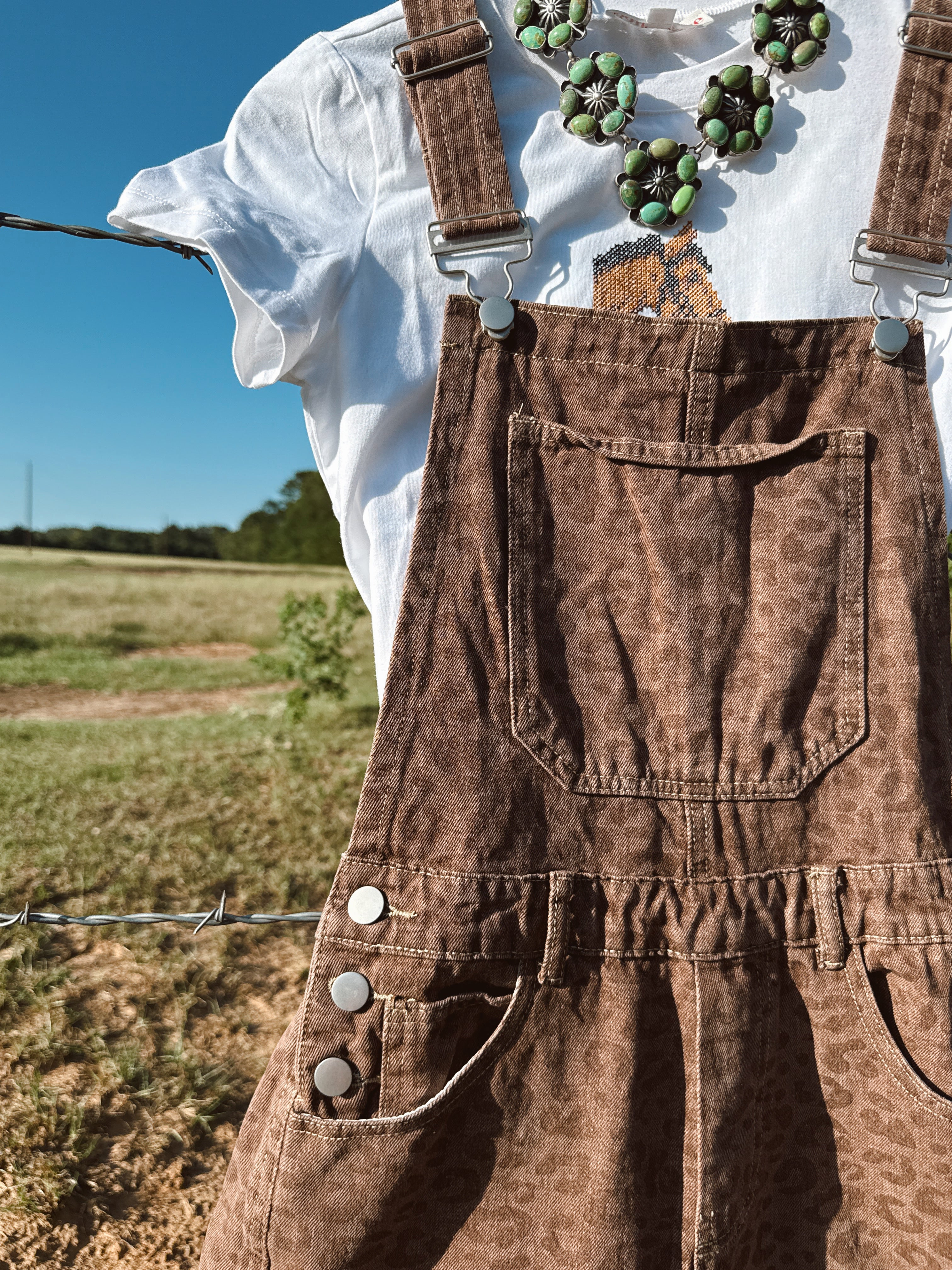 The Leopard Overalls