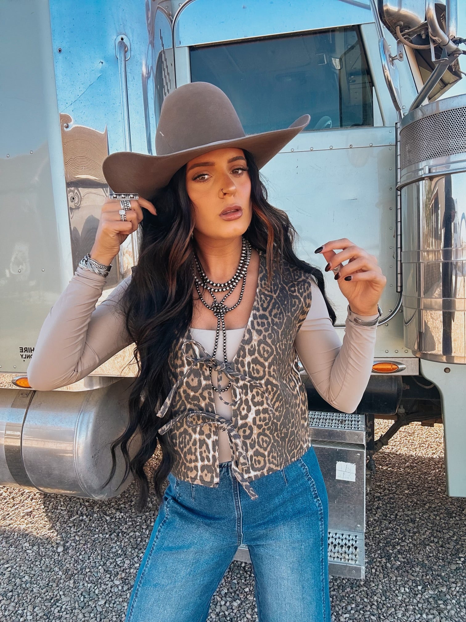 The Charli Leopard Top - best seller