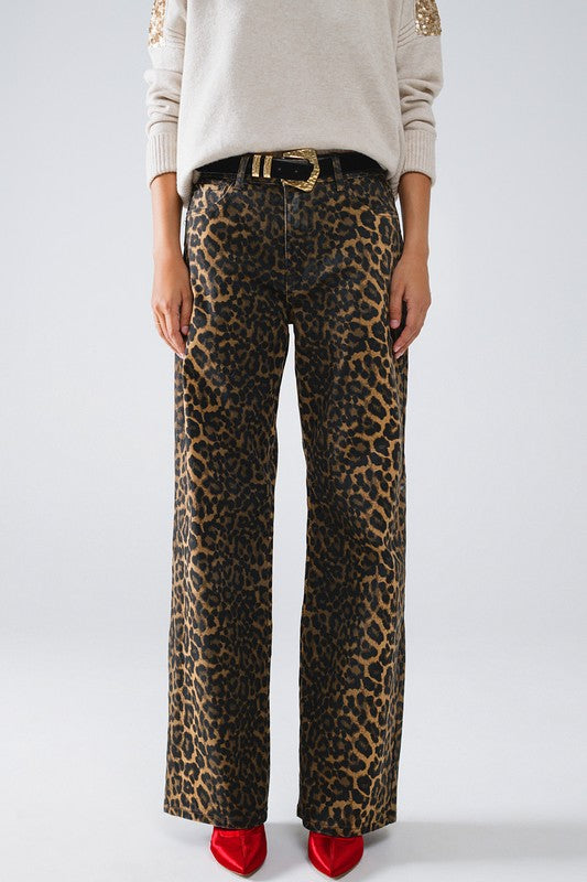 The Sasha Leopard Jeans