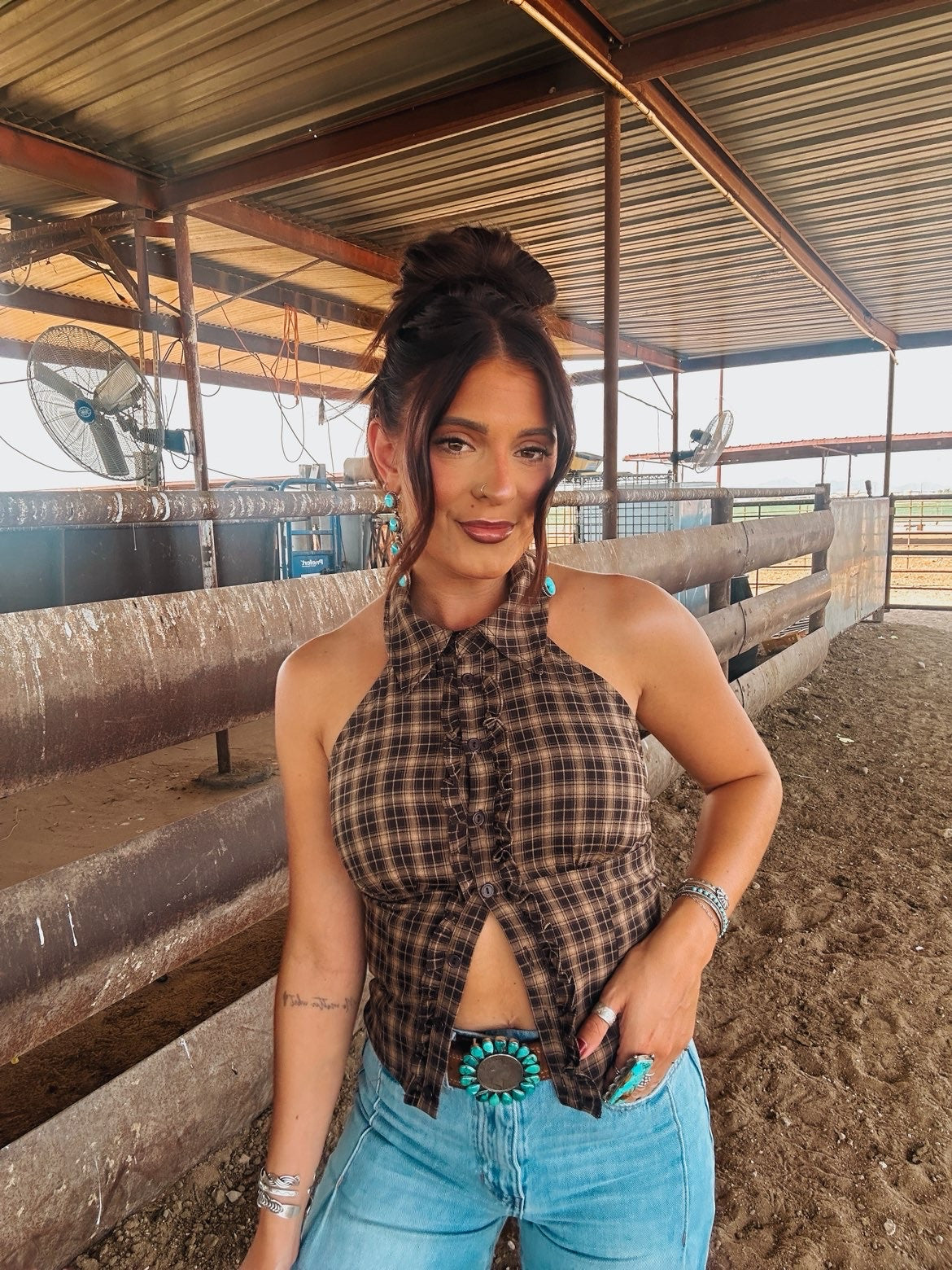 The Hallie Halter Neck Top - Best Seller