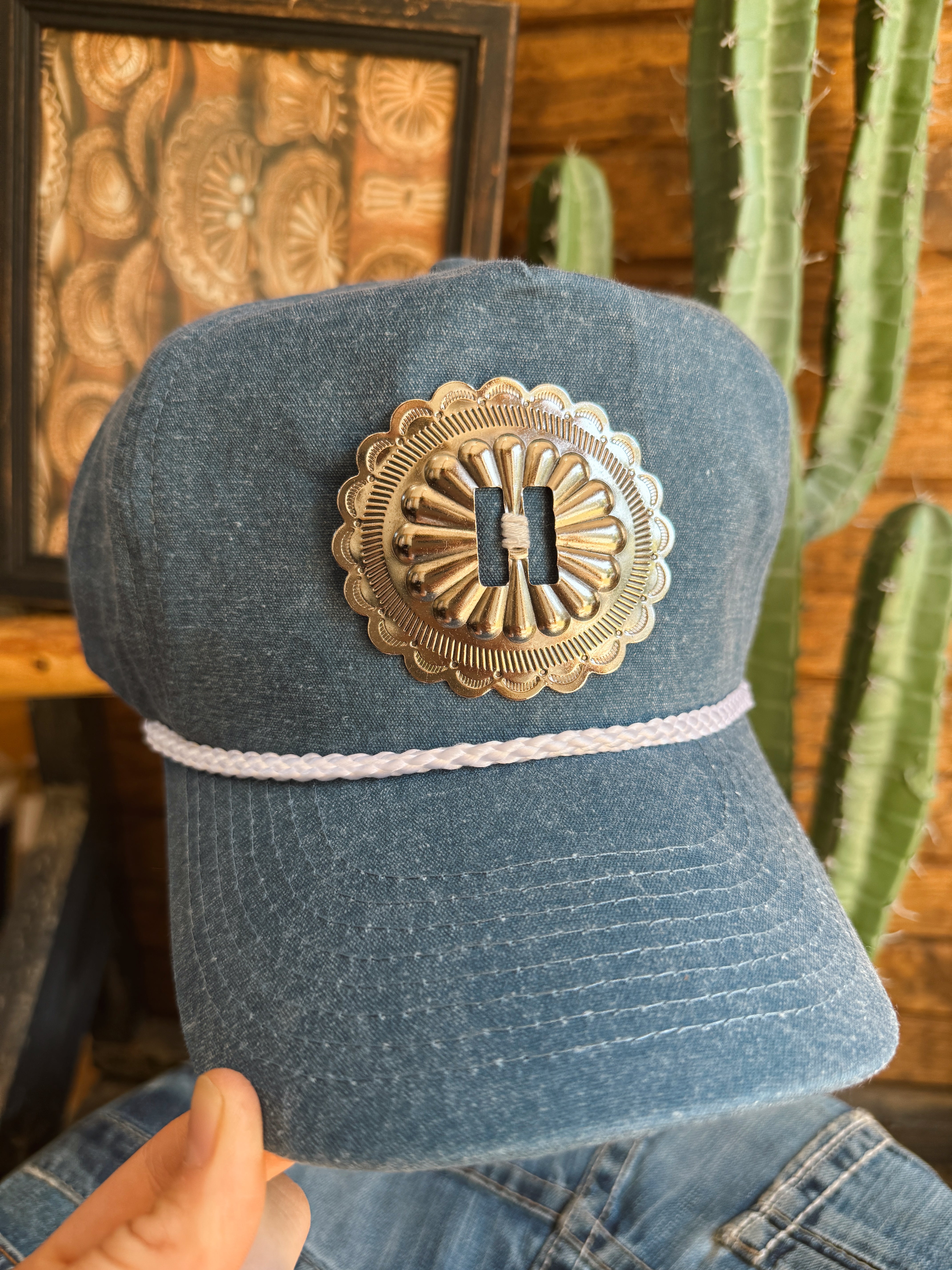 The Concho Cap - Denim