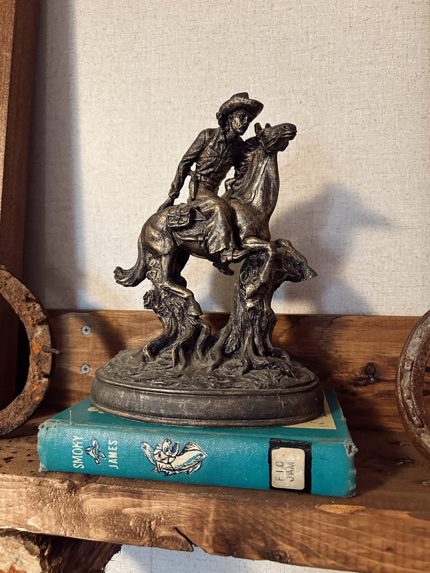 The Vintage Cowboy Statue