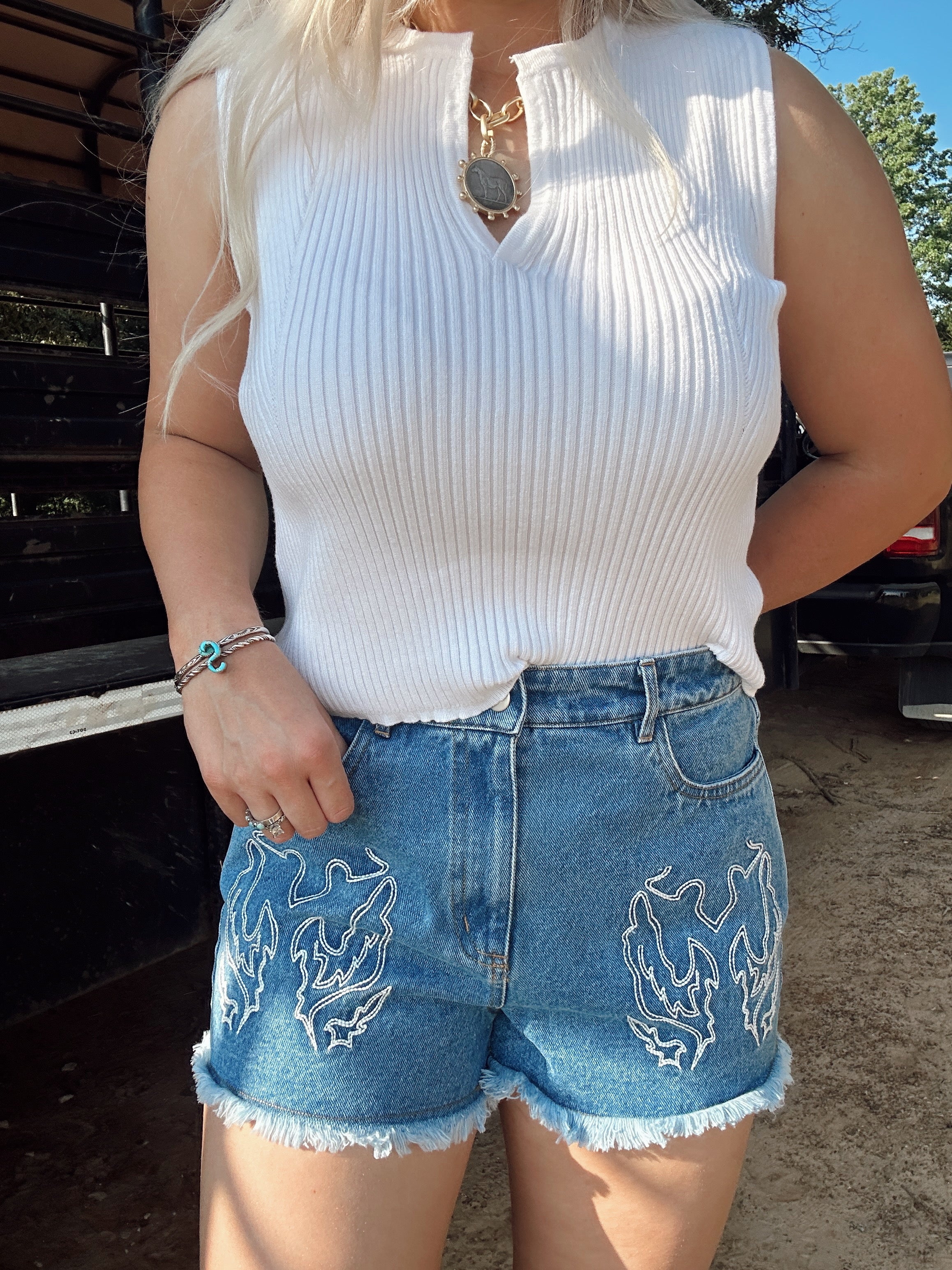 The Boot Stitch Shorts