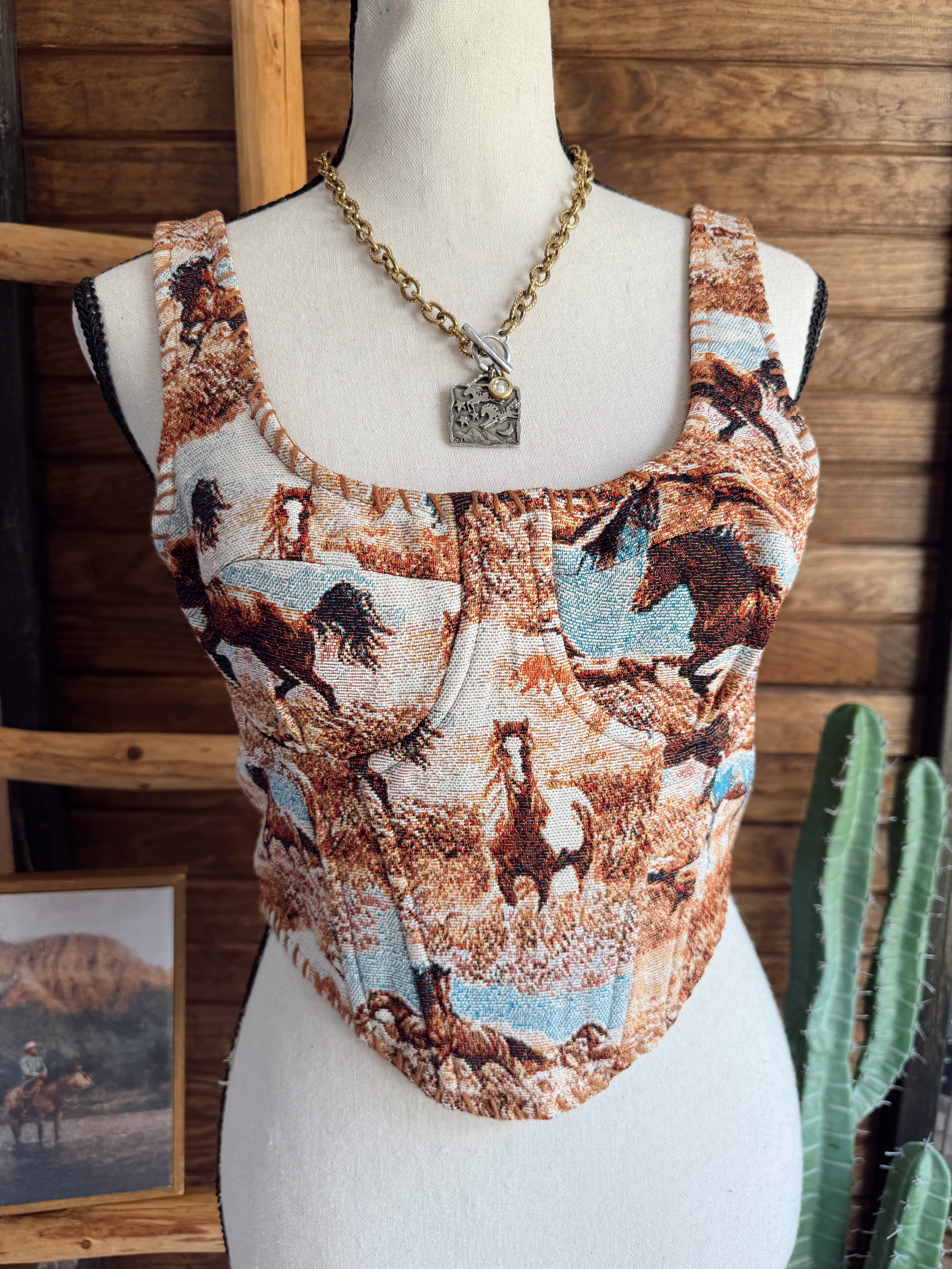 The Western Stitch Top