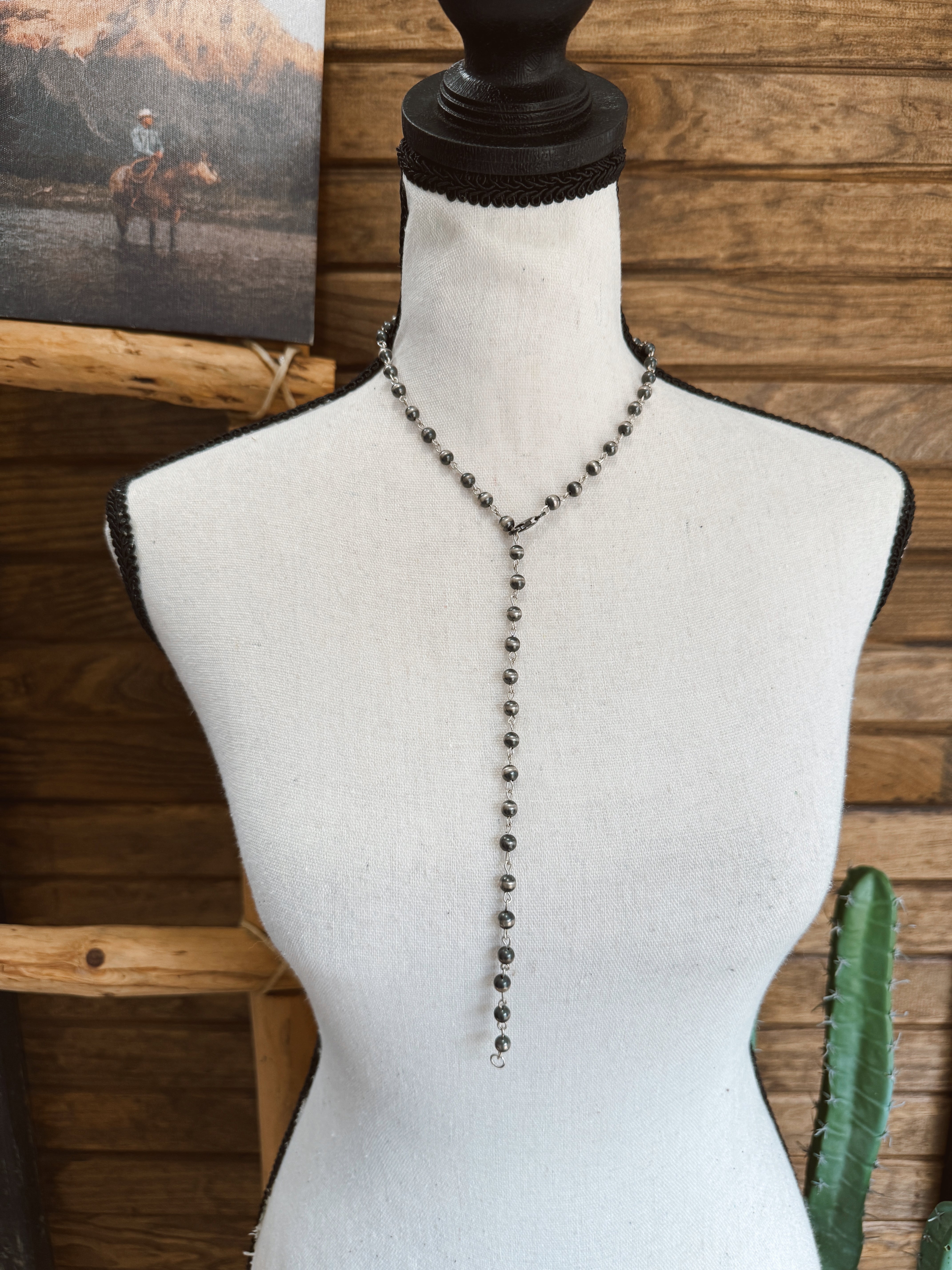 The Rosary Pearl Necklace