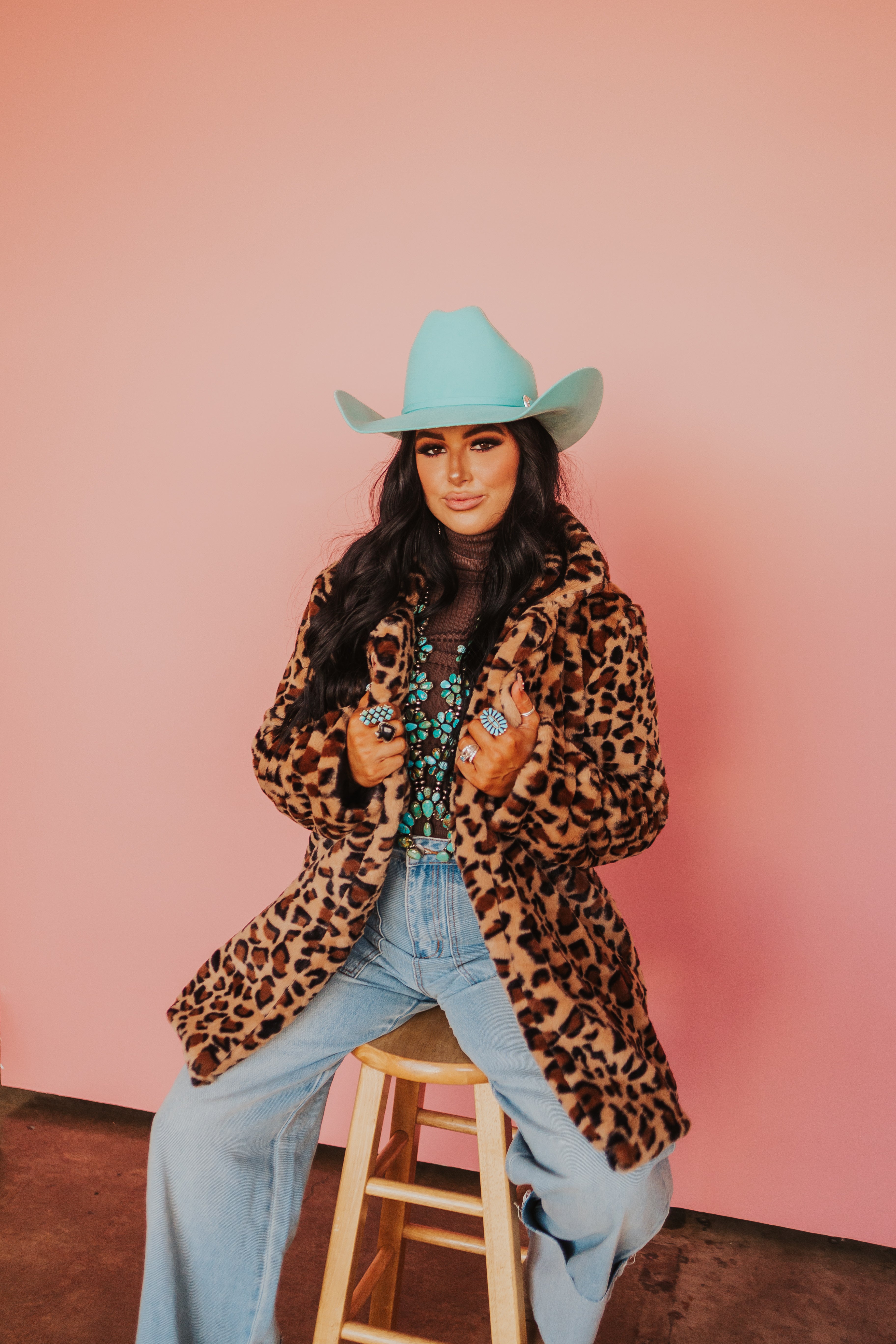 The Leopard Teddy Coat