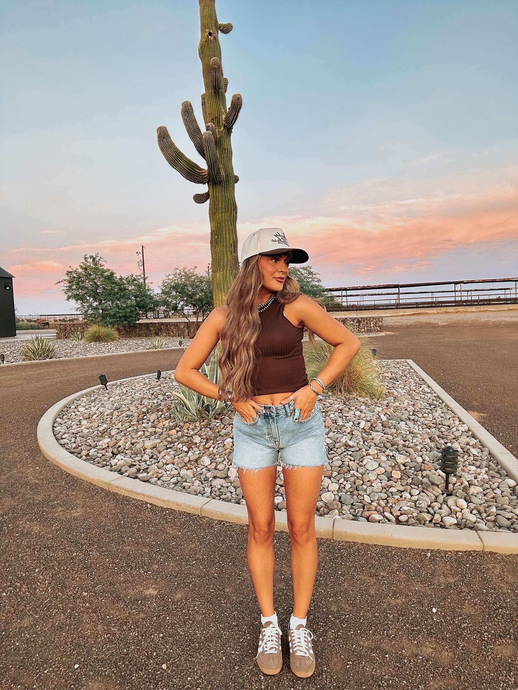 The Horseshoe Embroidered Tank - best seller