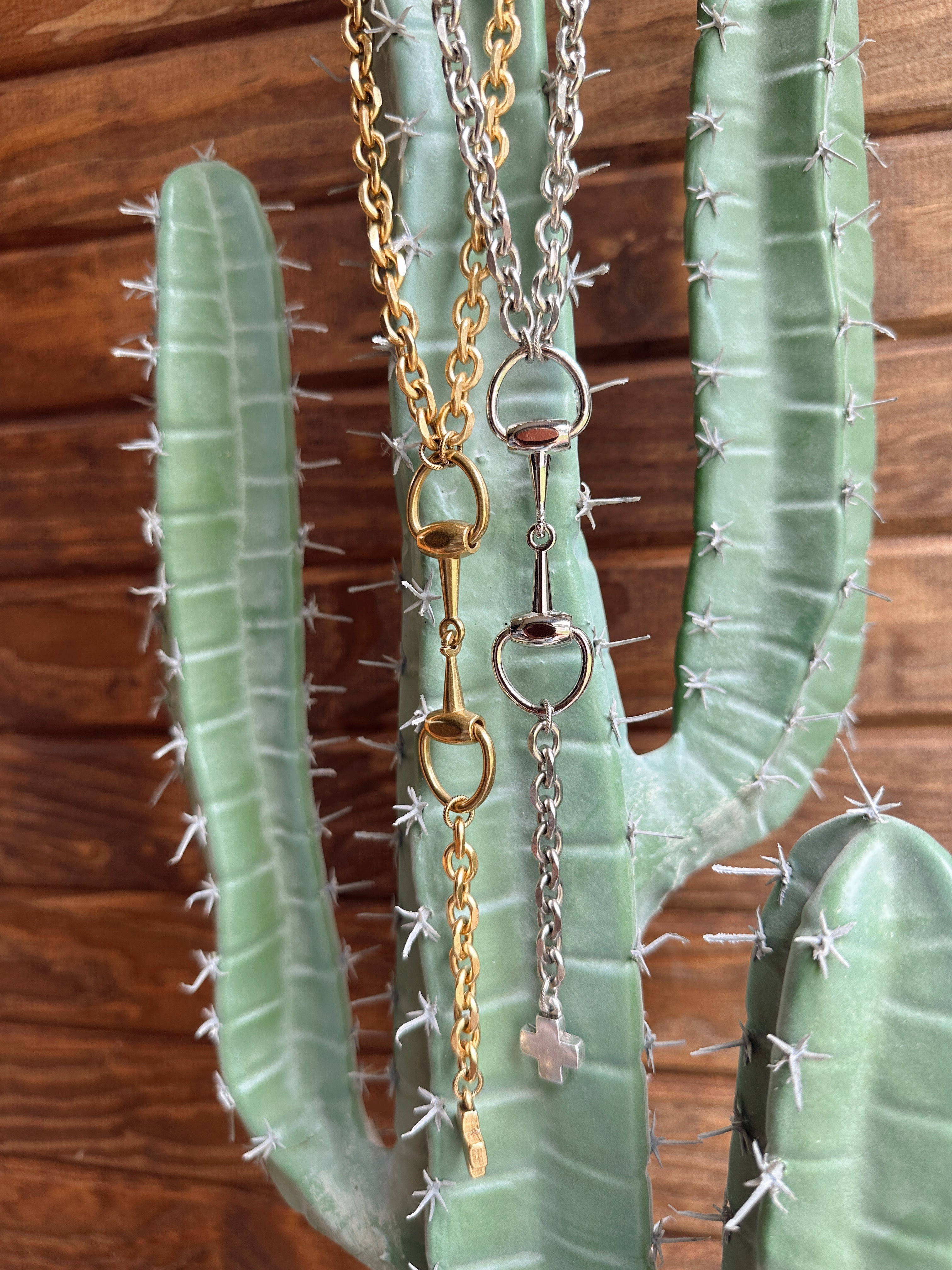 The Bitty Lariat - Silver Cross