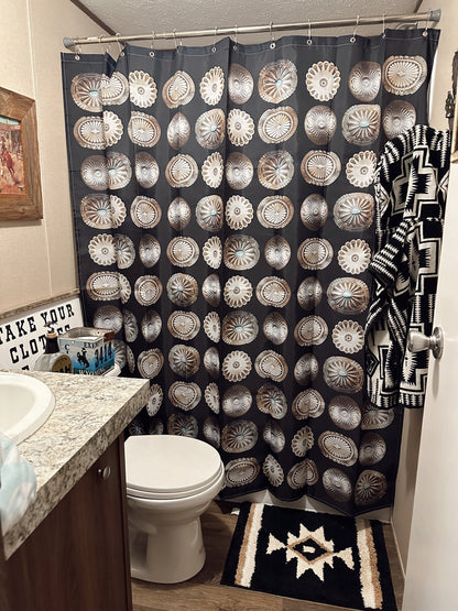 The Big Concho Shower Curtain