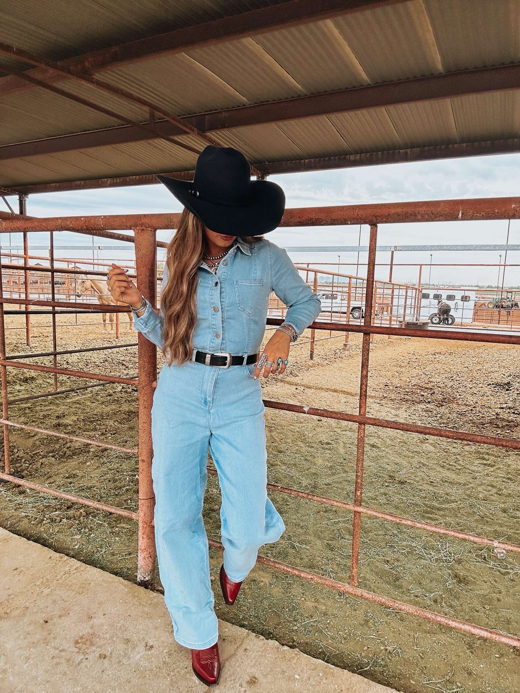 The Jamie Denim Jumpsuit - best seller