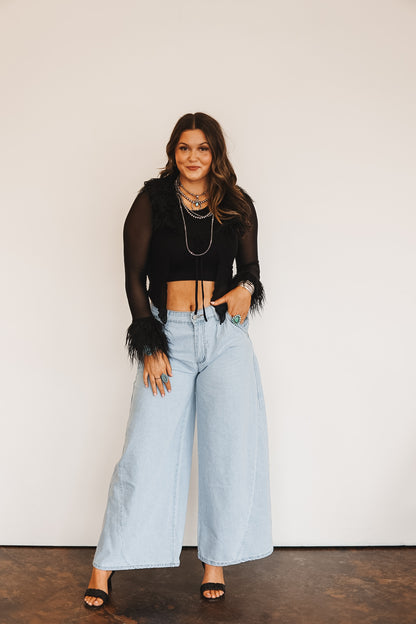 The Cowtown Wide Leg Jeans