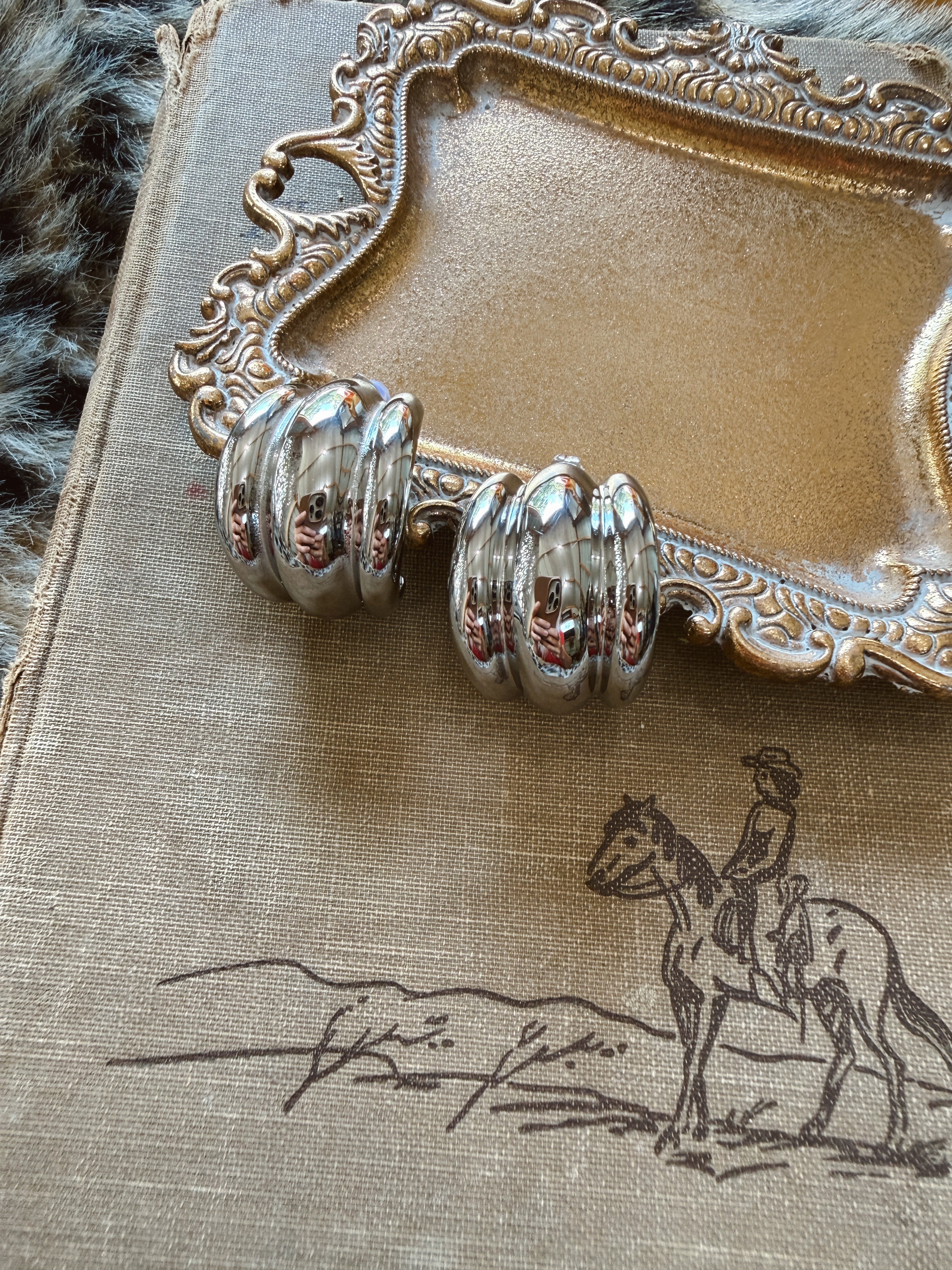 The Bella Hoops - Silver