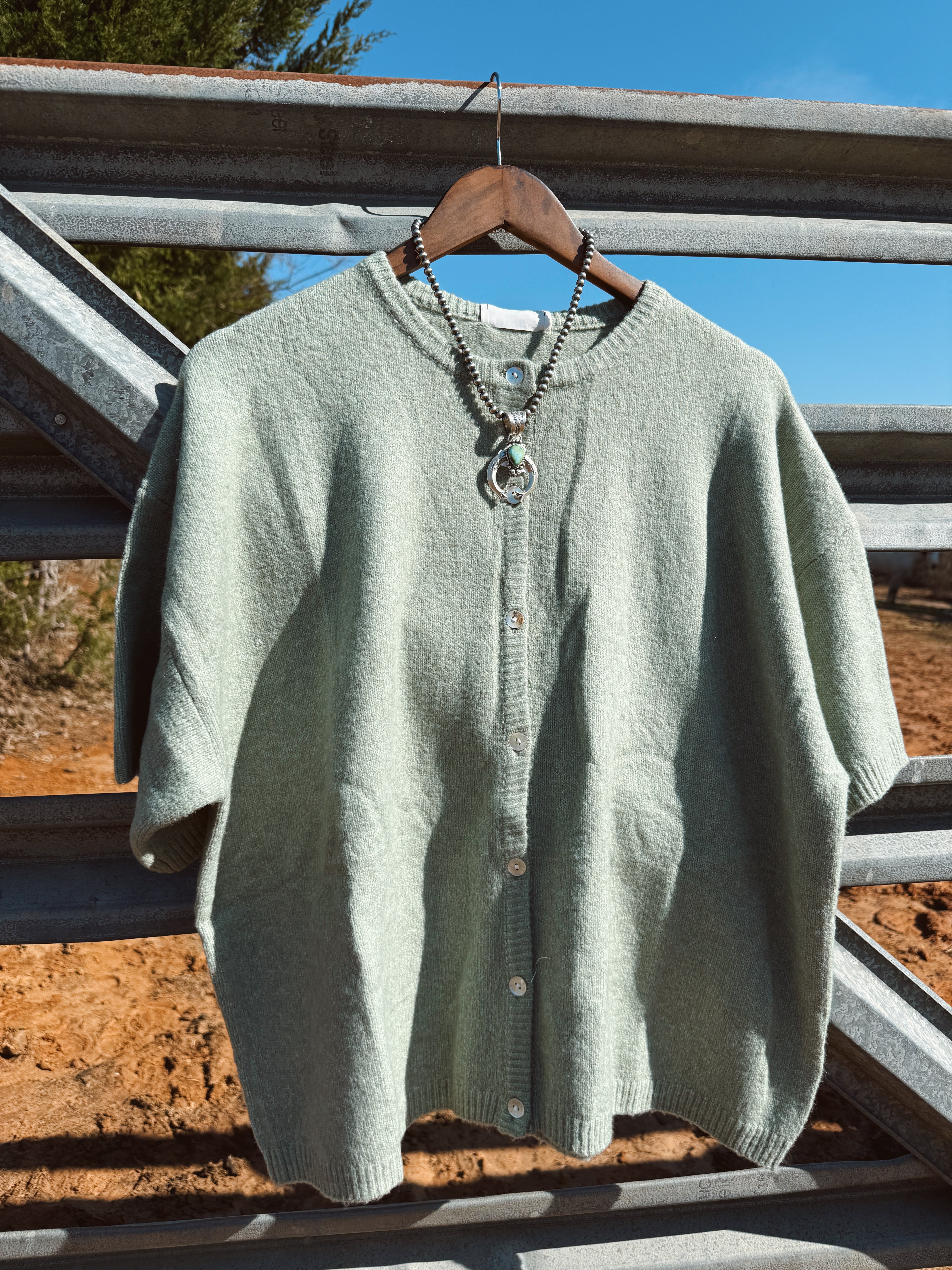 The Cardigan - green