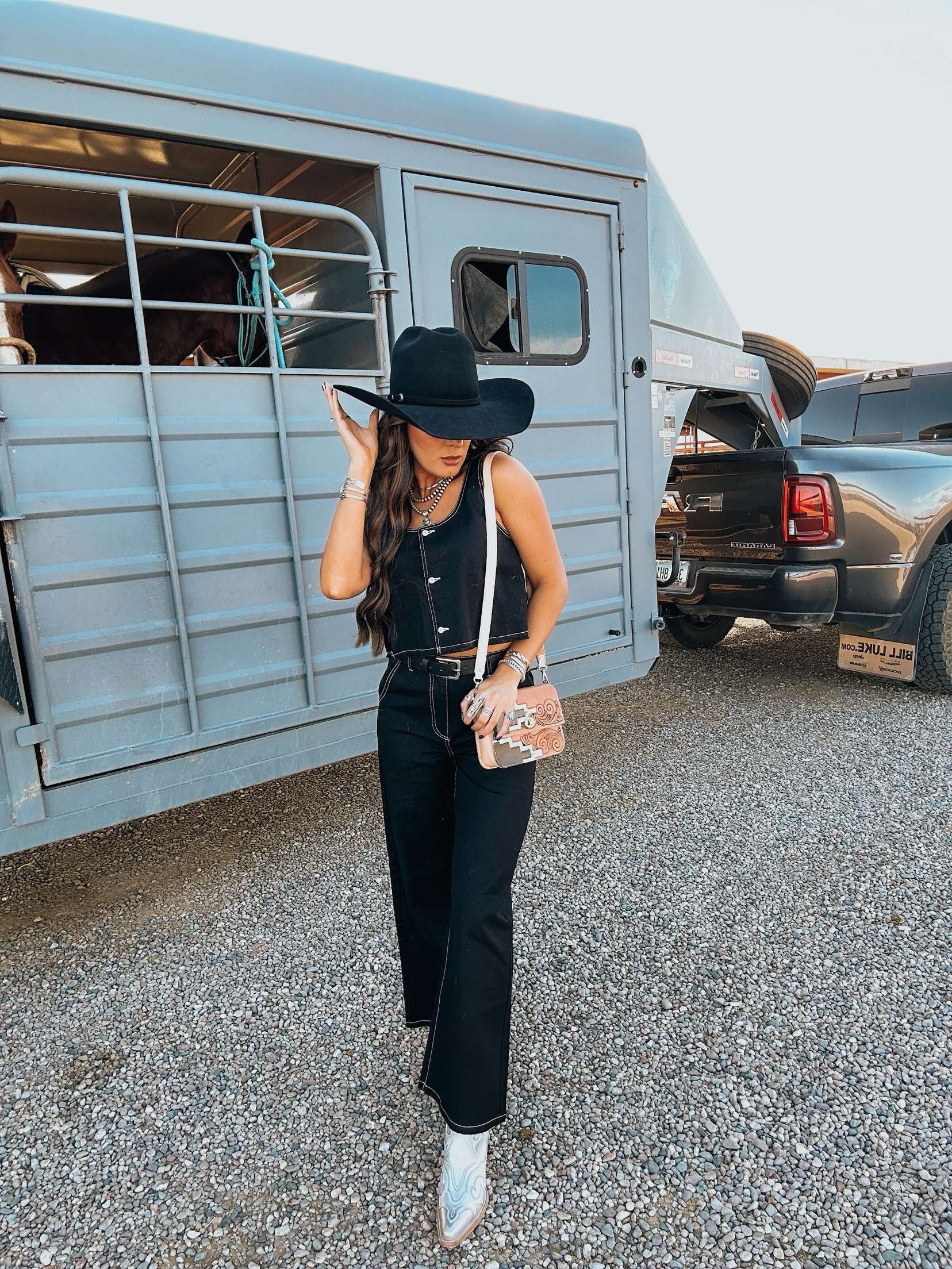 The Maddog Leather Aztec Purse