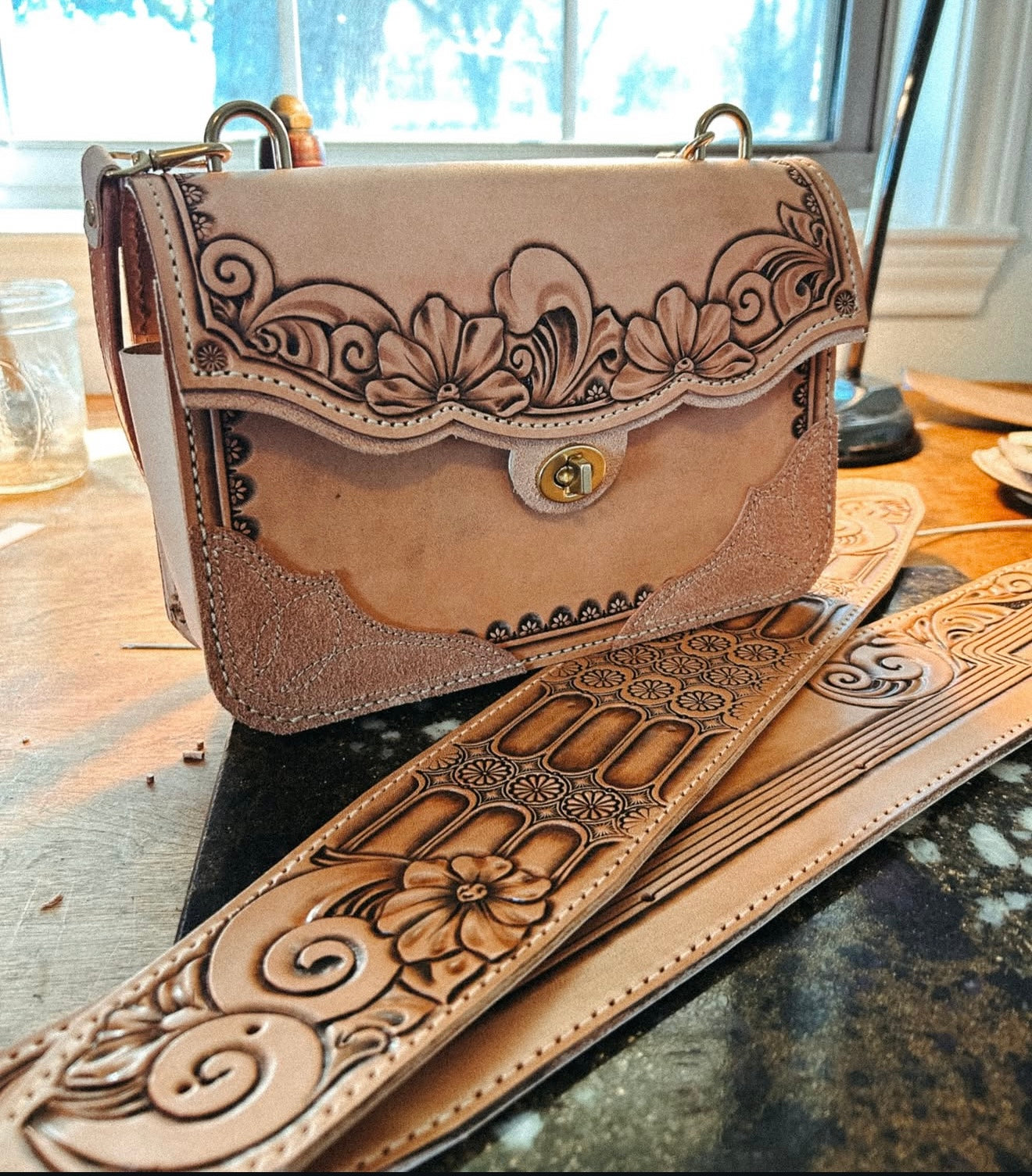 The Maddog Leather Clancy Purse