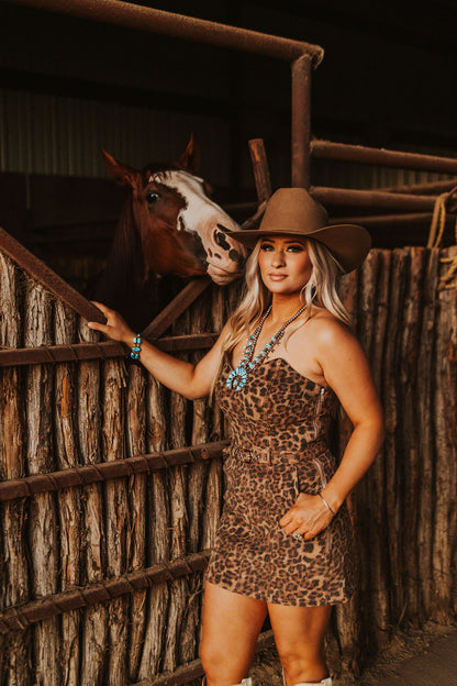 The Cheyenne Dress - Leopard