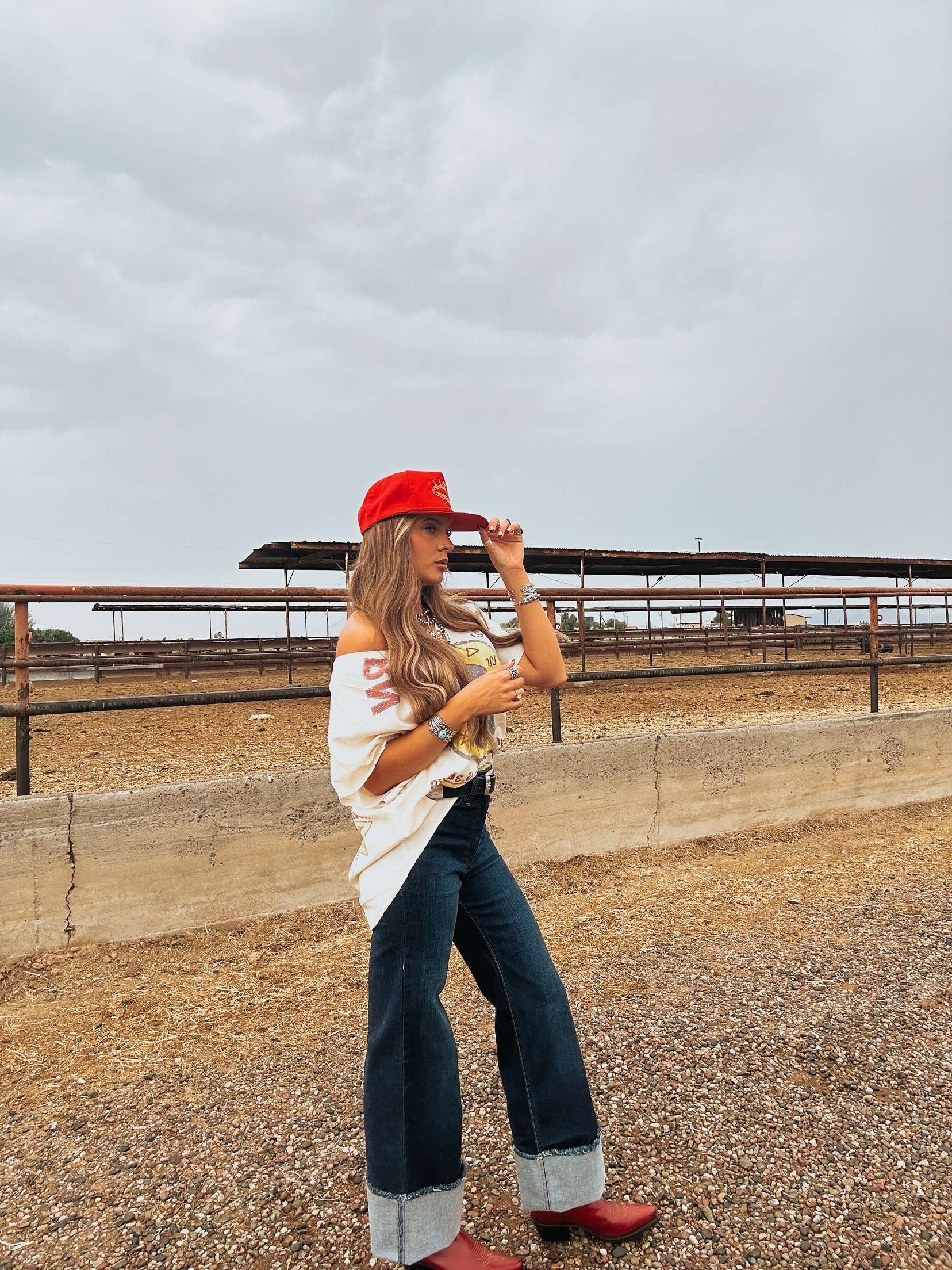 The Bronky Western Brand Top front & back graphic