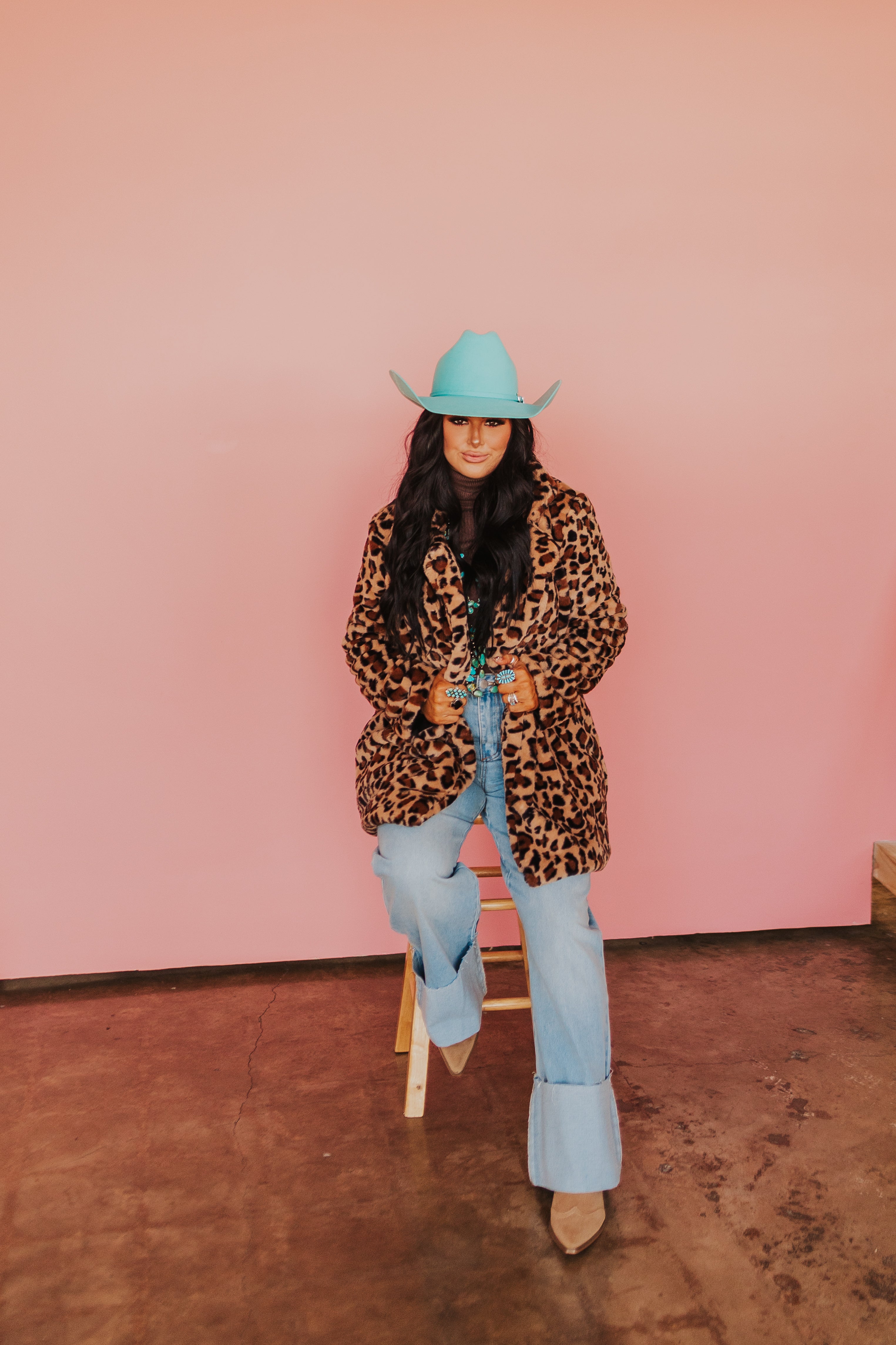 The Leopard Teddy Coat