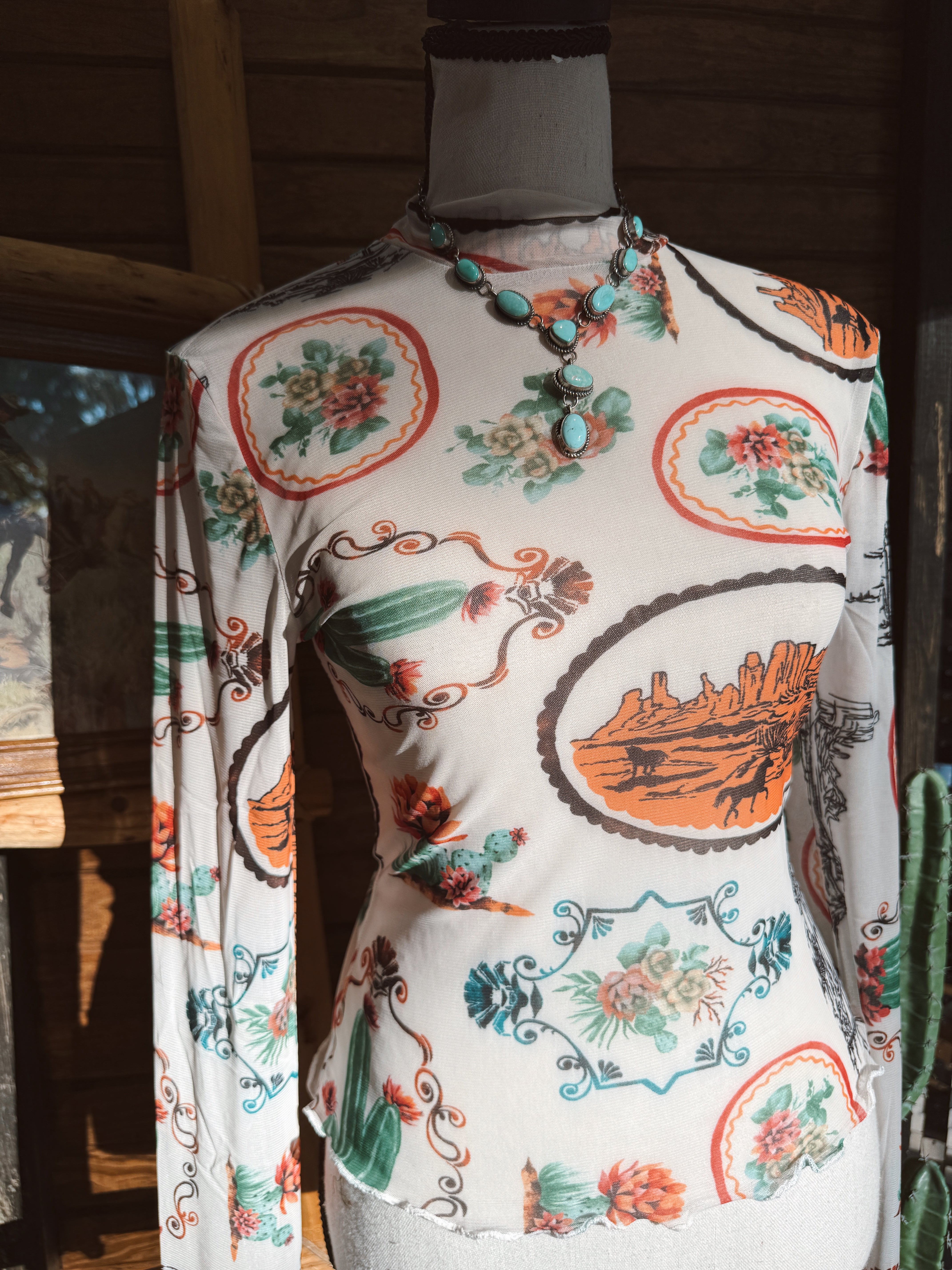 The Wickenburg Mesh Top