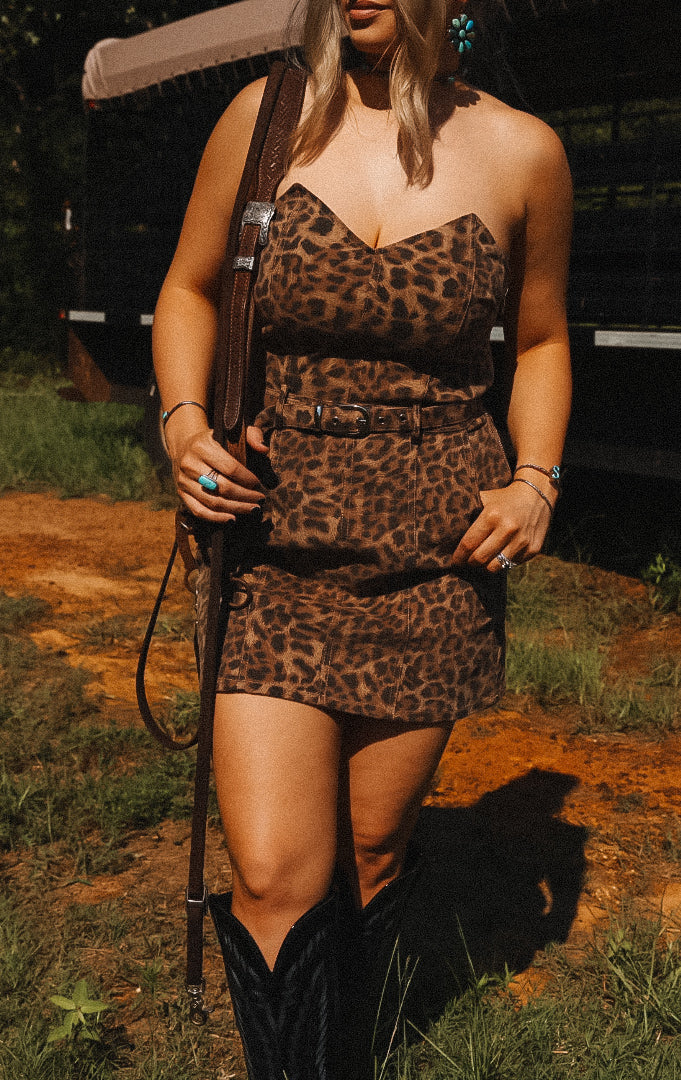 The Cheyenne Dress - Leopard