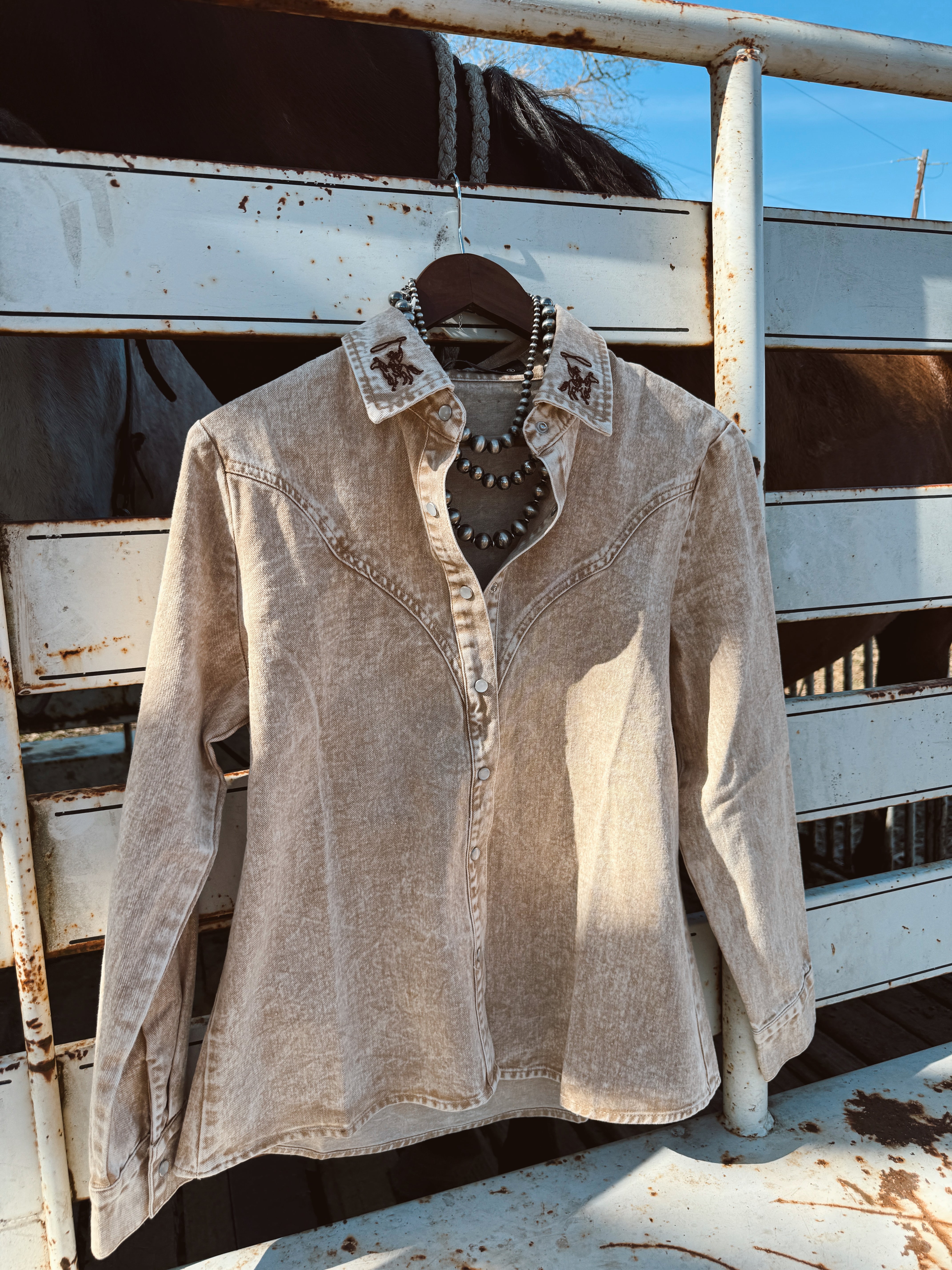 The Louie Embroidered Top