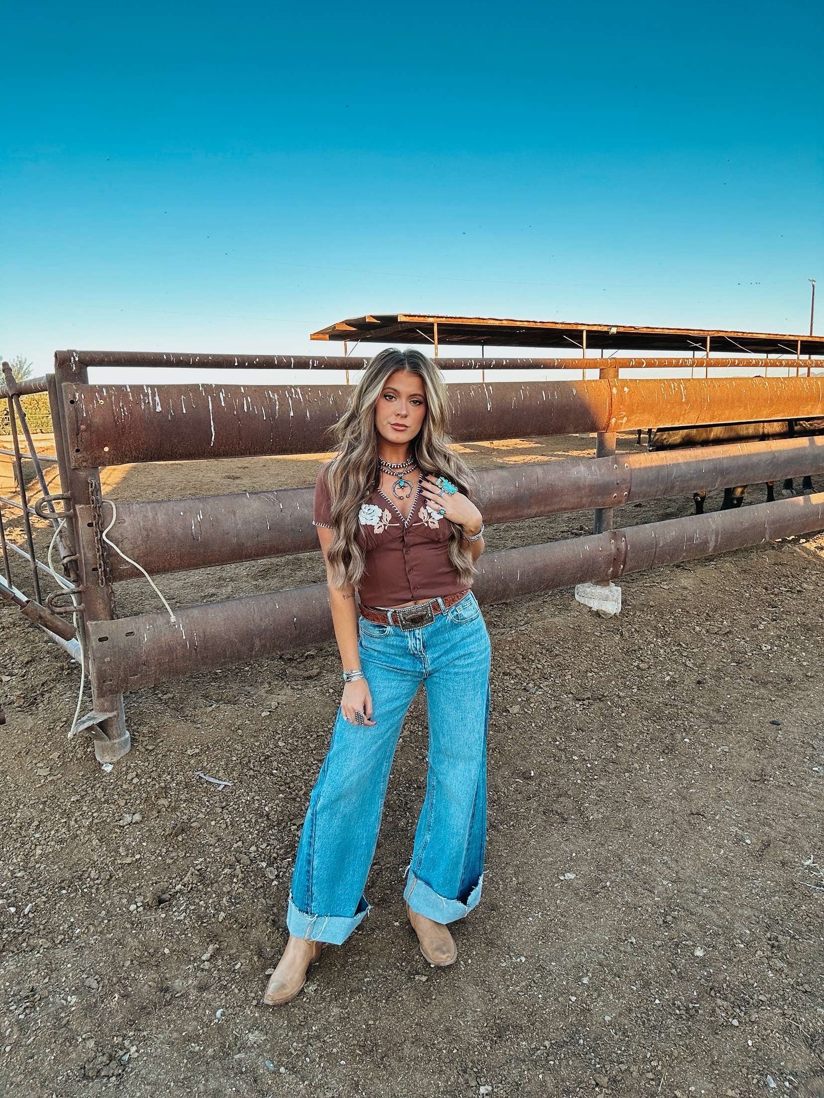 The Floral Embroidered Top