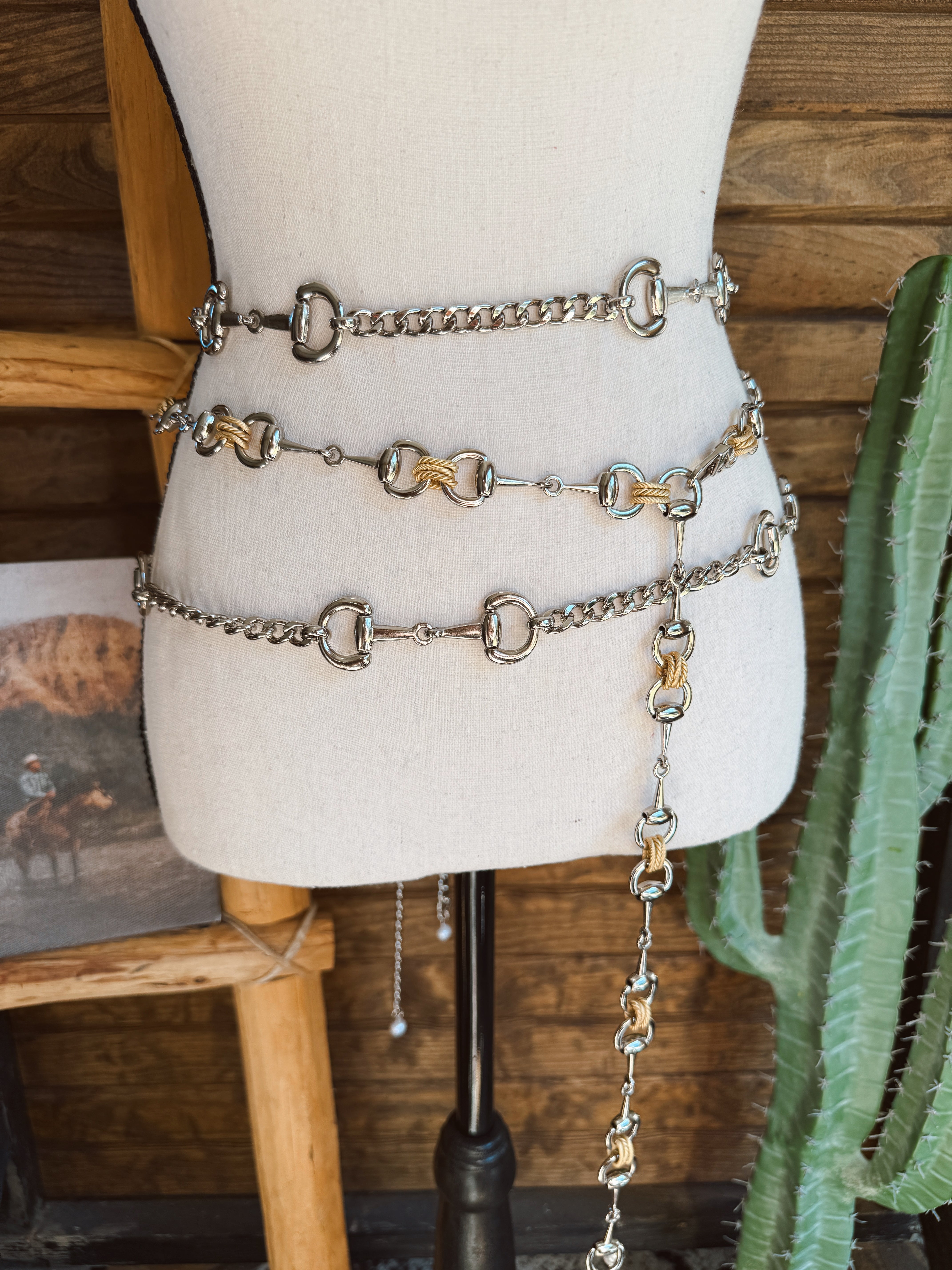 The Silver 3 Bitty Belt