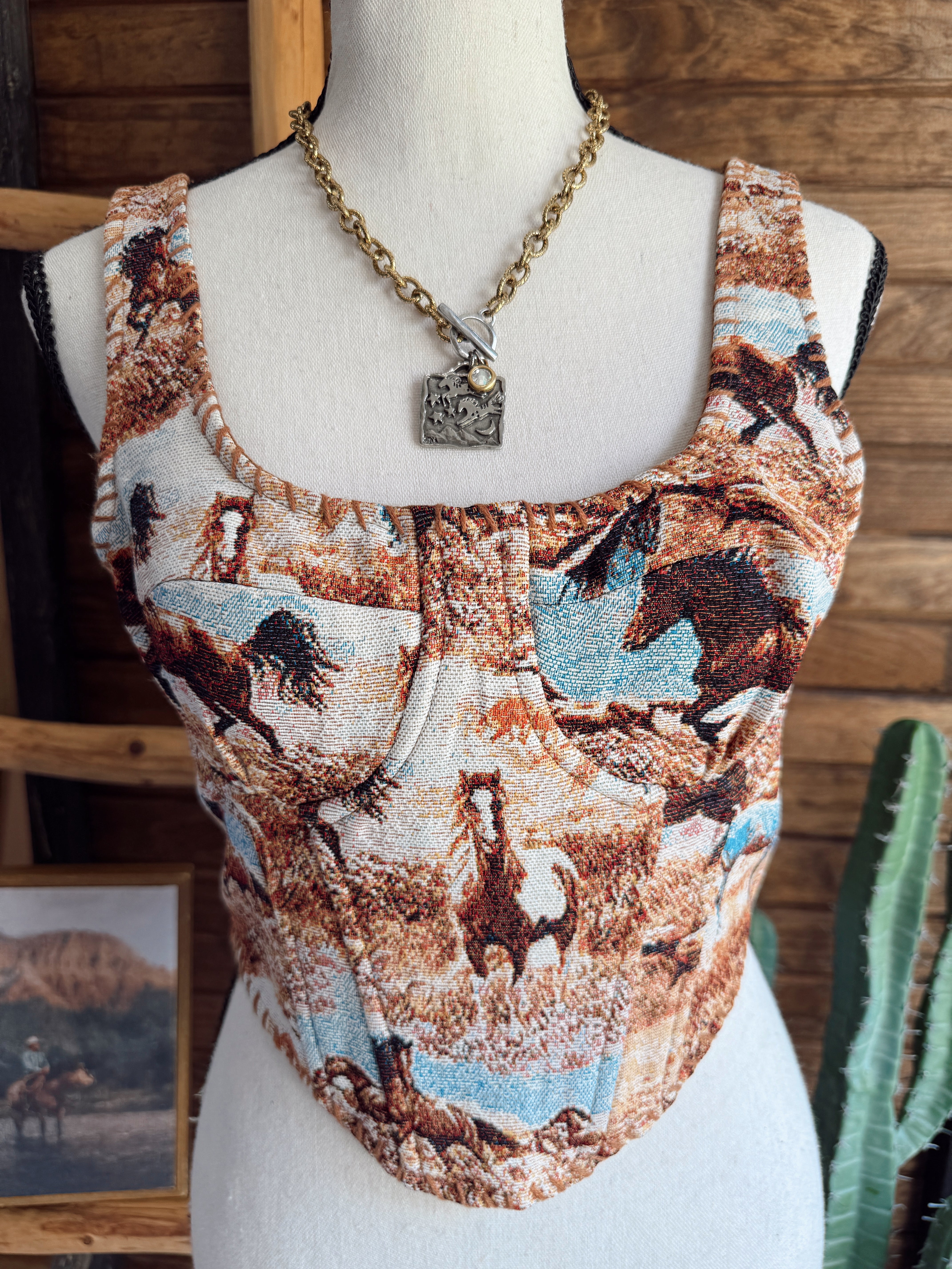 The Western Stitch Top