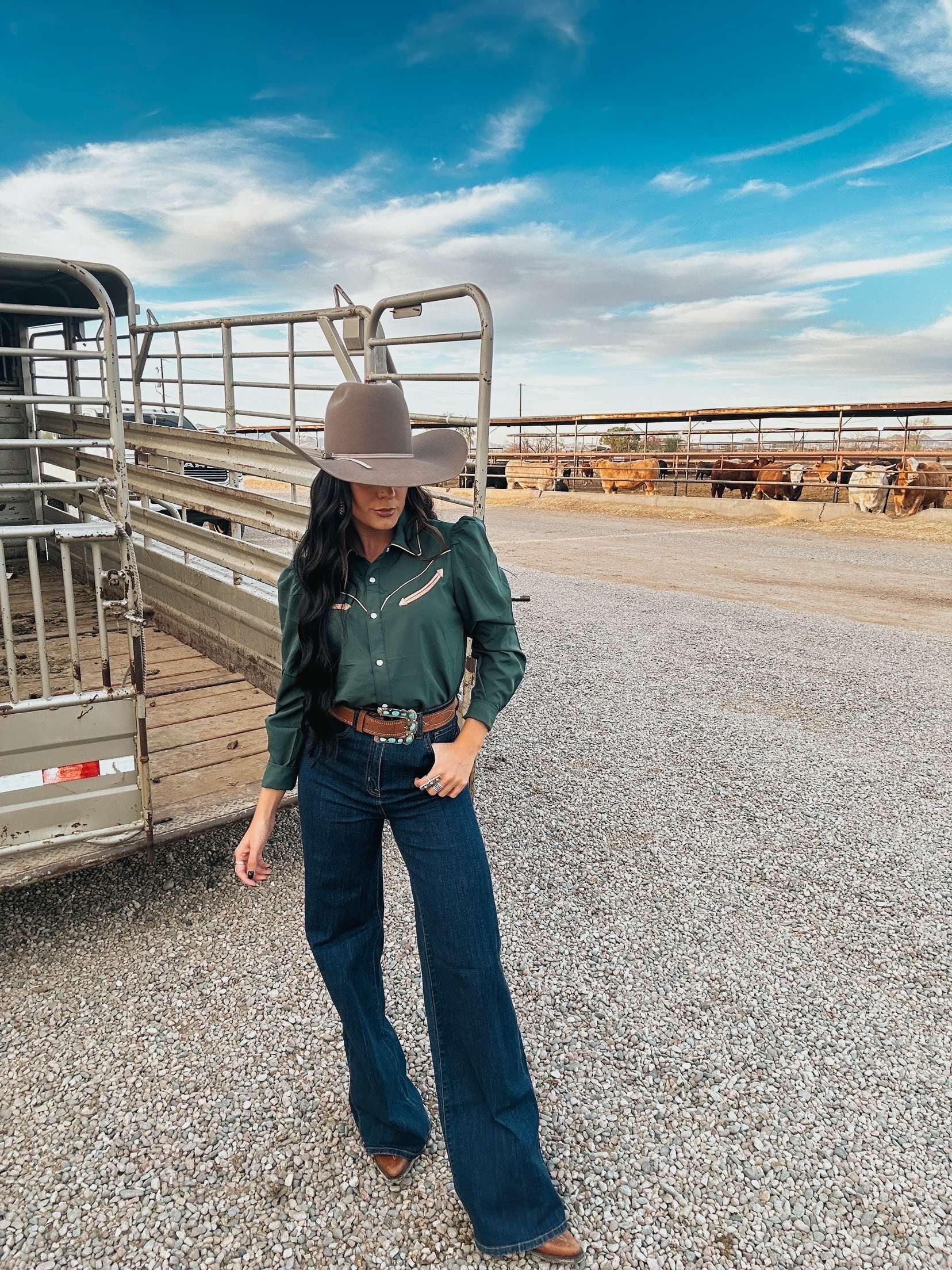 The June Pearl Snap Button Down