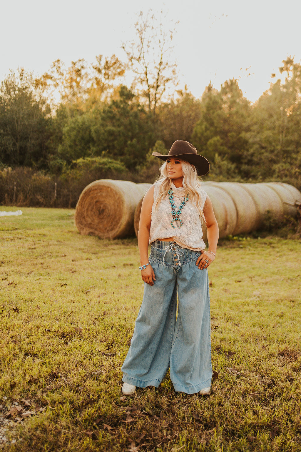 The Palomino Wide Leg Jeans