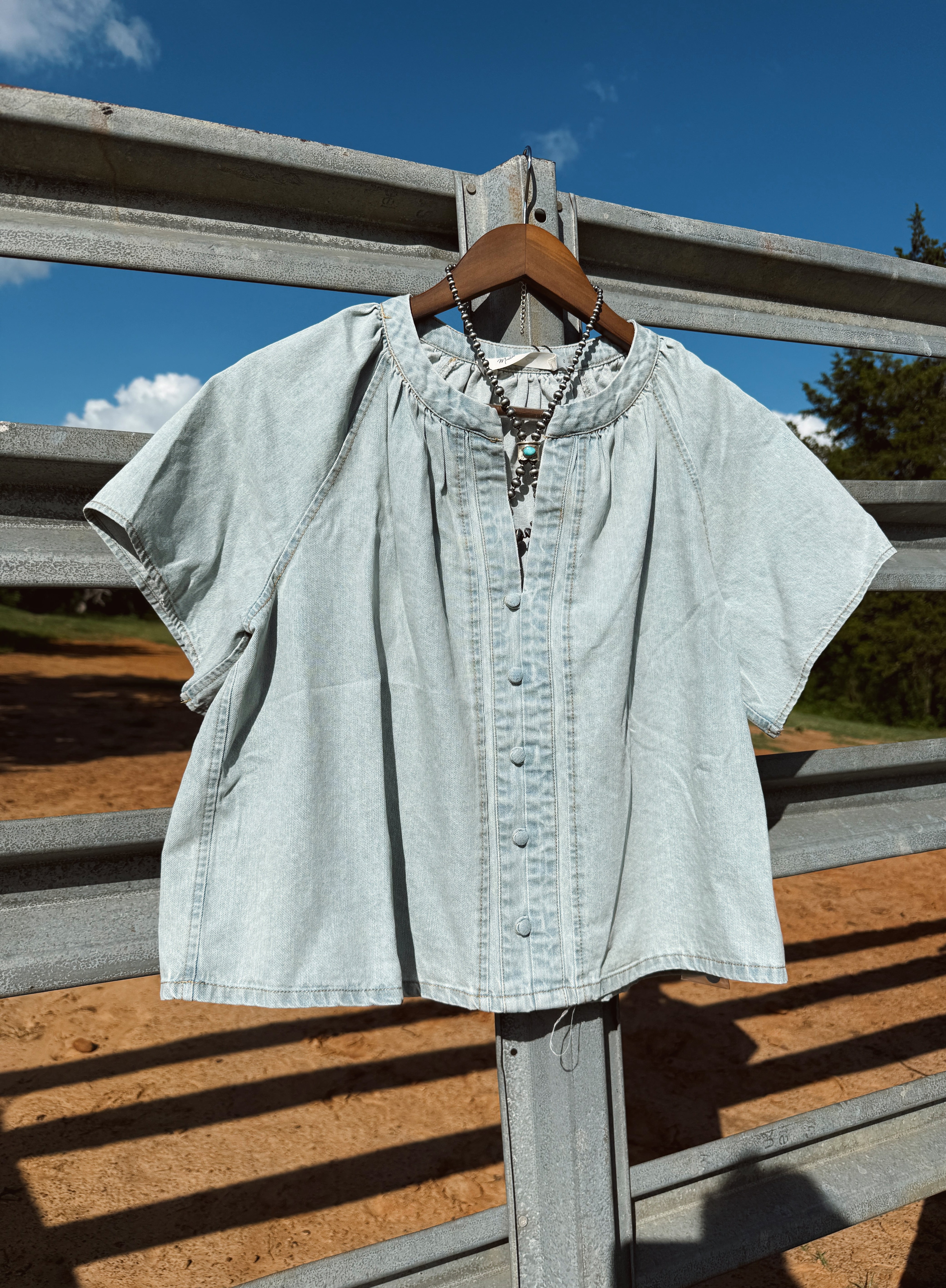 The Danni Denim Top