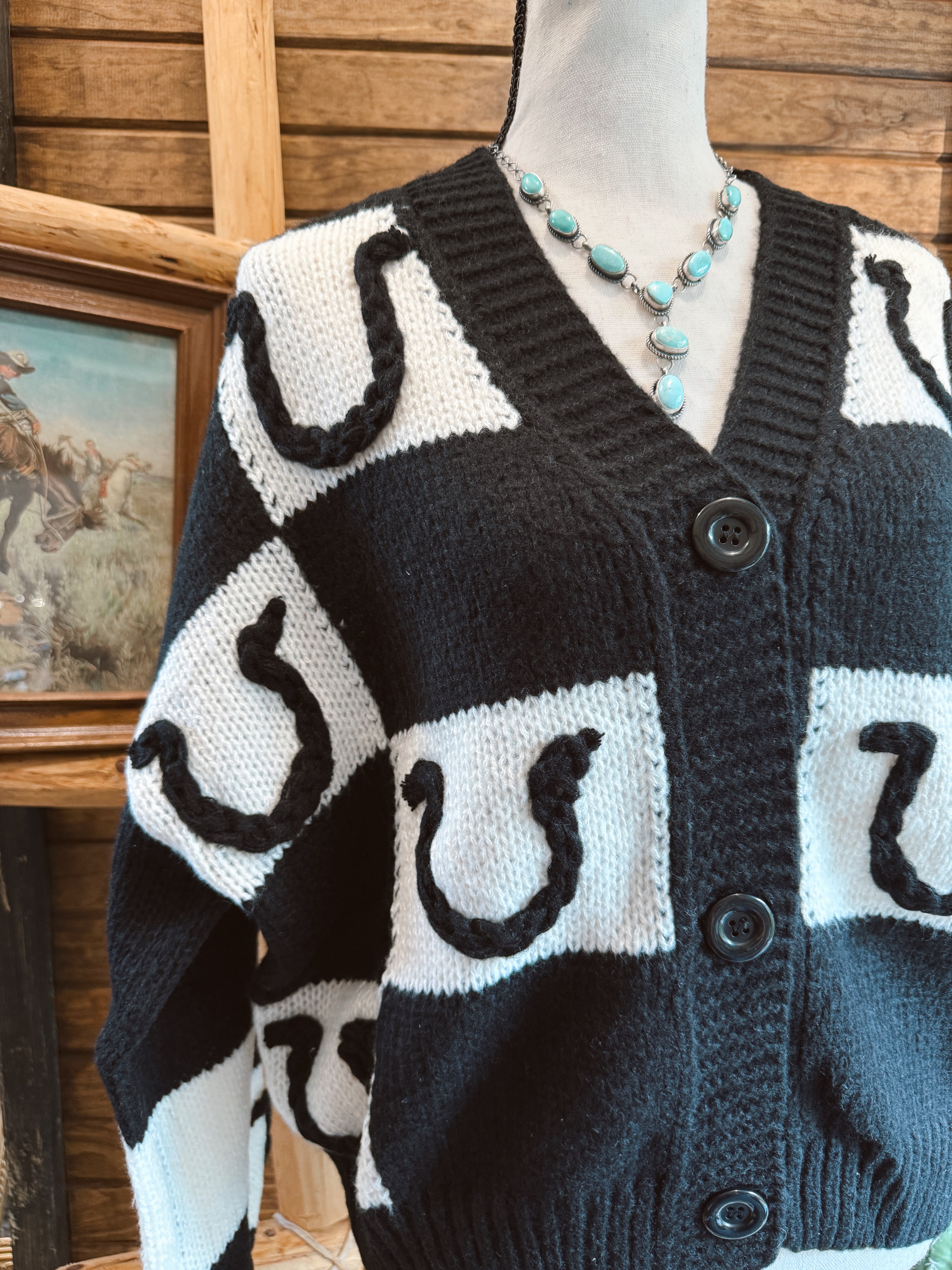 The Horseshoe Cardigan