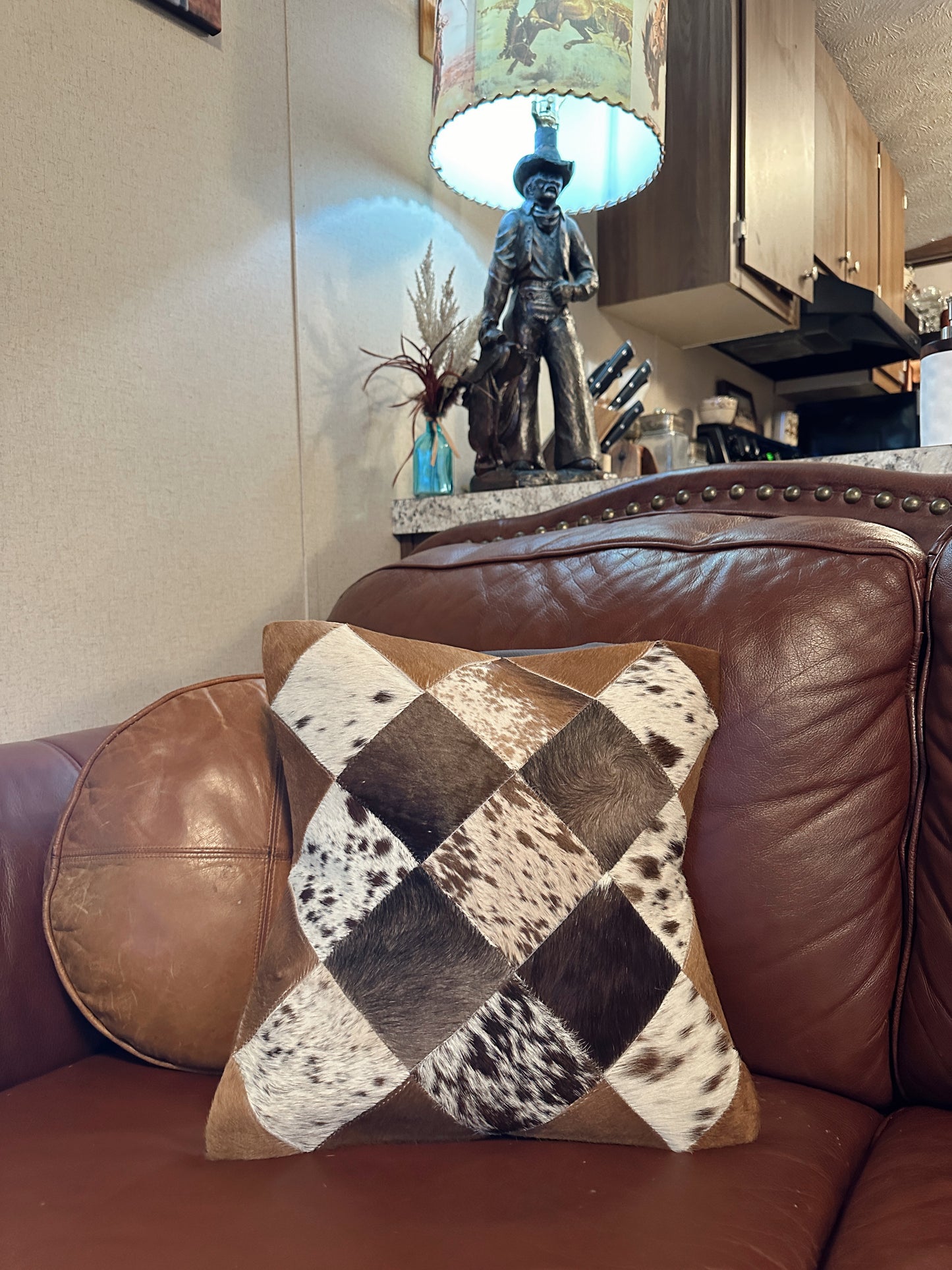 The Diamond Cowhide Pillow { multiple options }