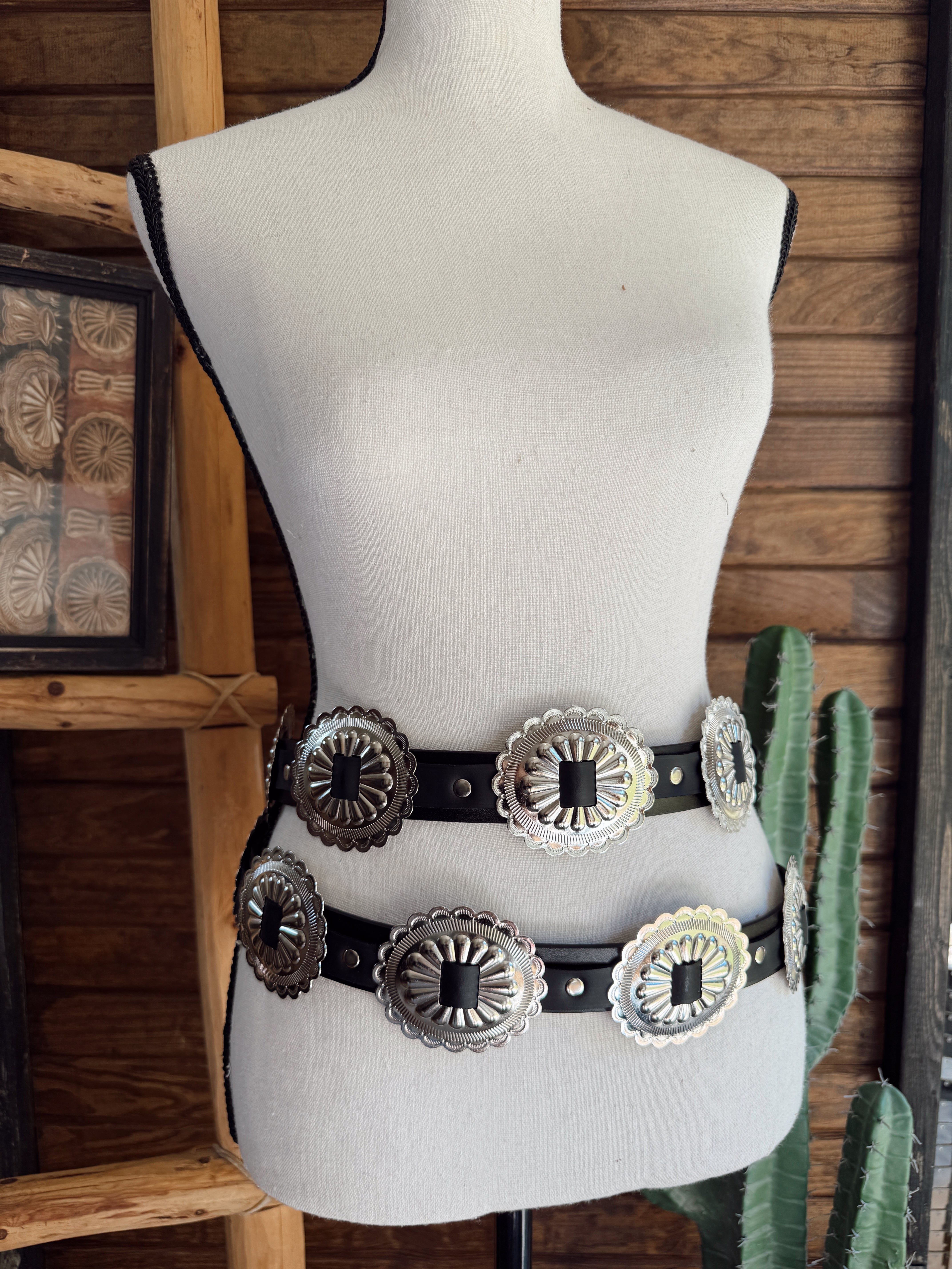 The Concho Belt - Silver