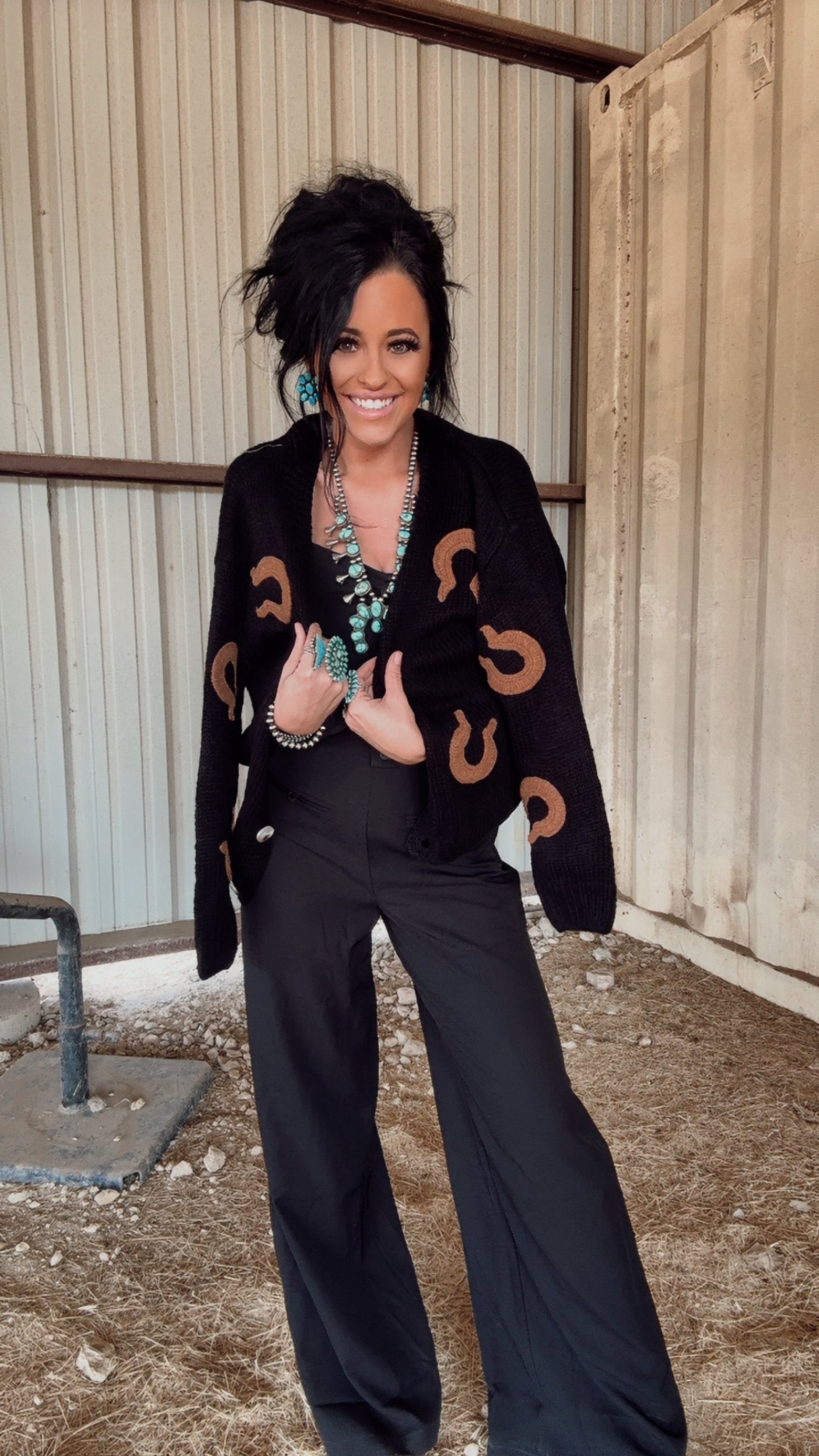 The Horseshoe Cardigan