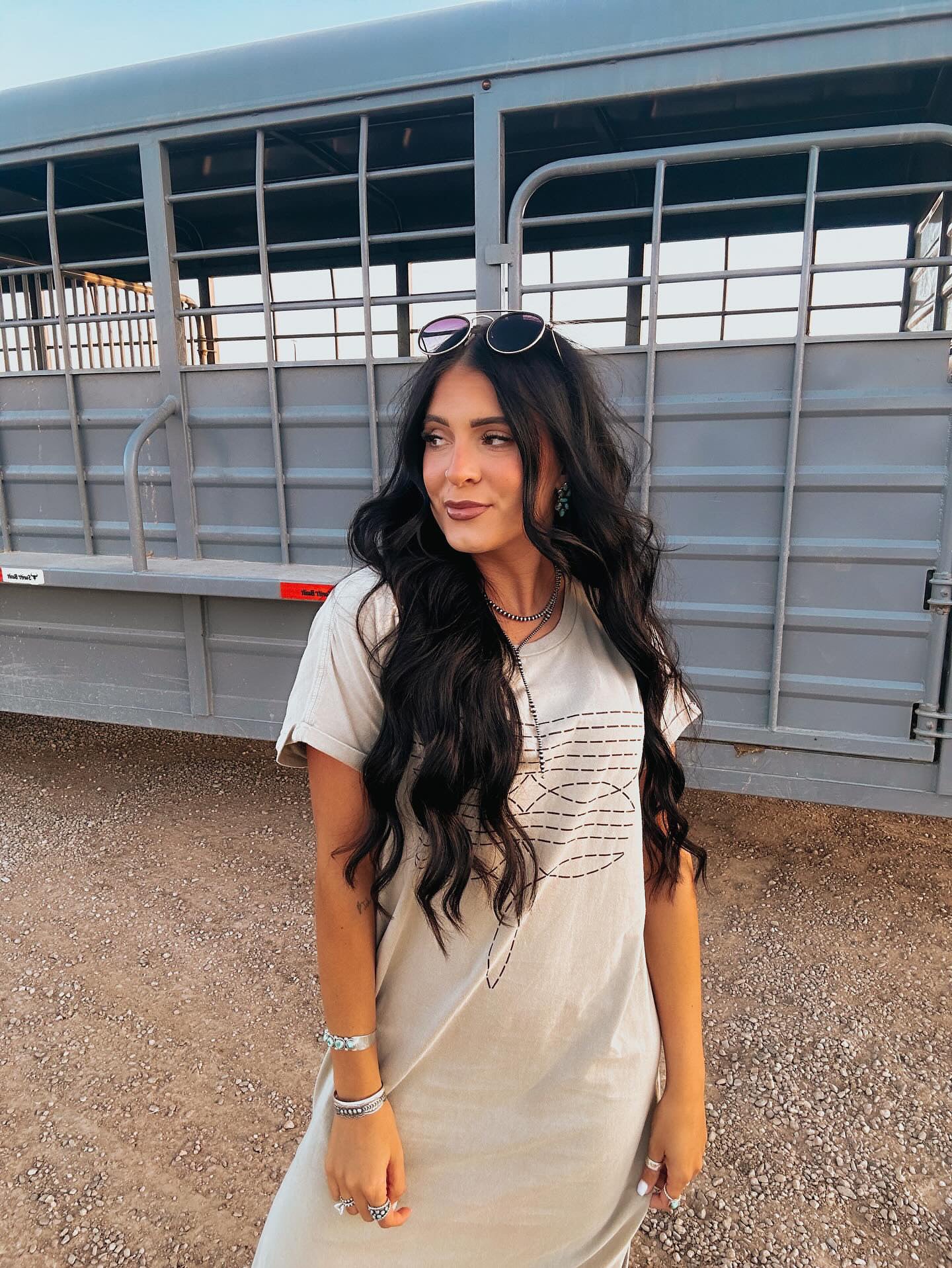 The Boot Stitch Dress - Khaki