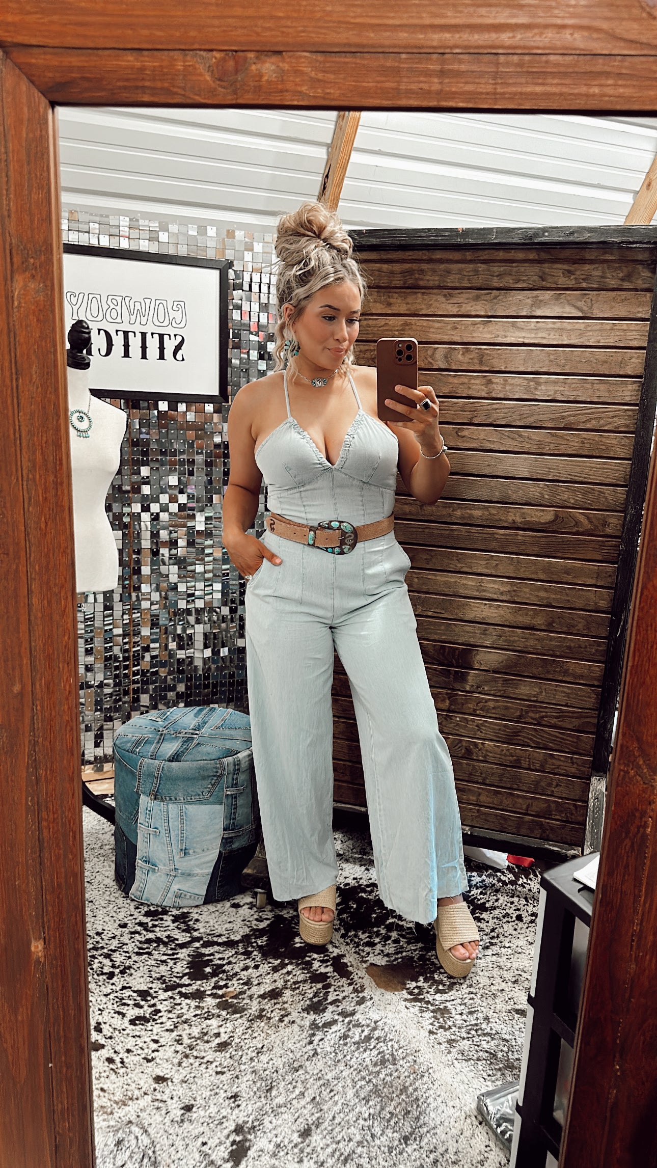 The Johnny Denim Jumpsuit