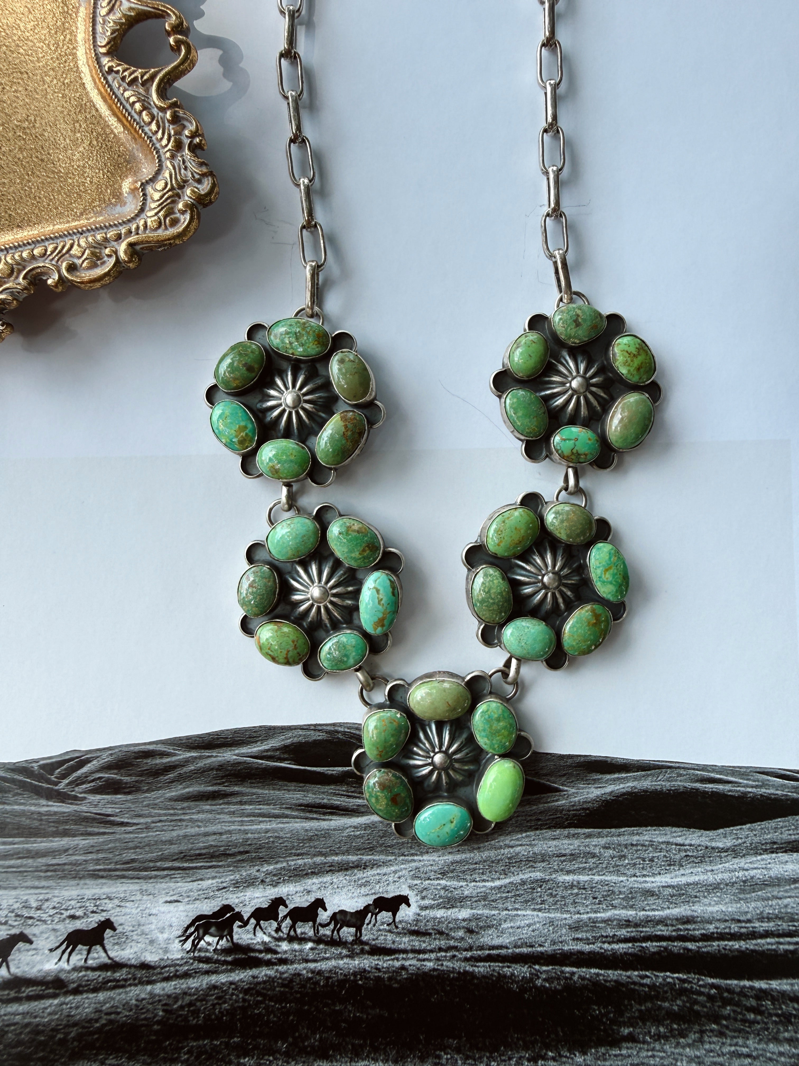 The Dawn Cluster Necklace
