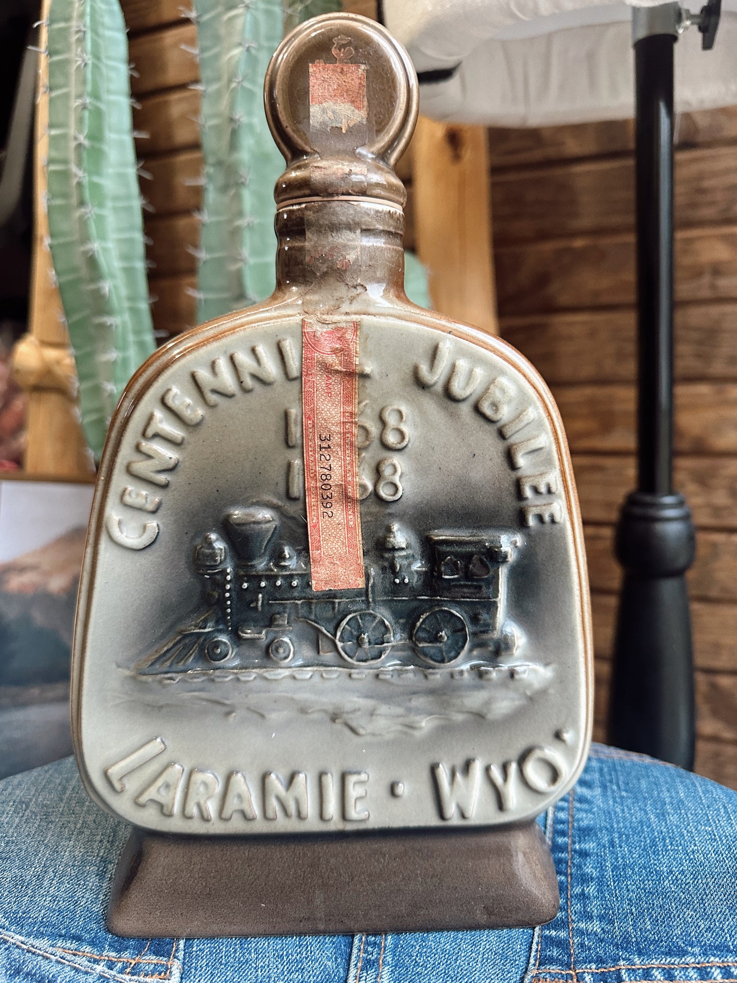 The Vintage Laramie Wyoming Whiskey Bottle