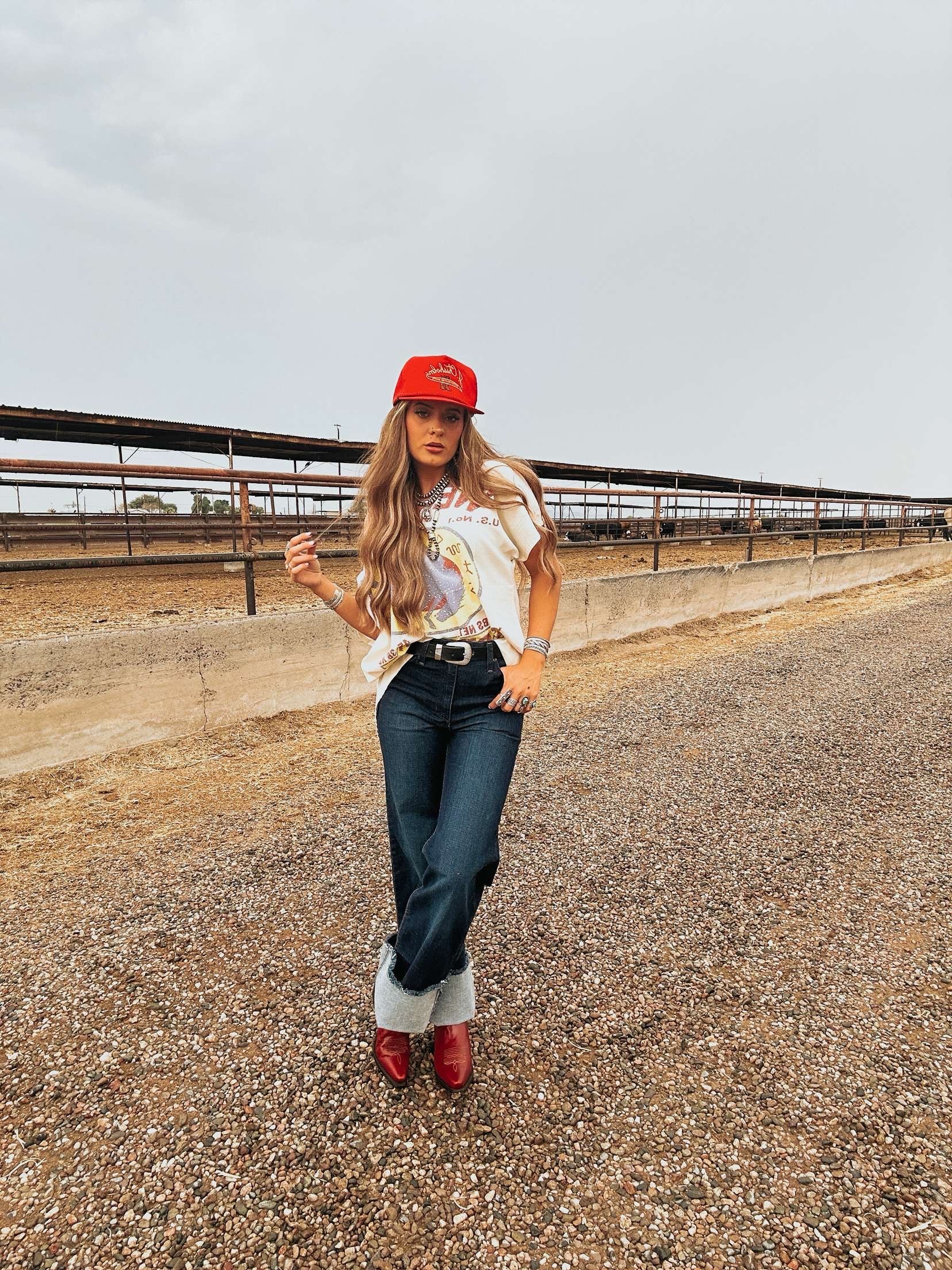 The Bronky Western Brand Top front & back graphic