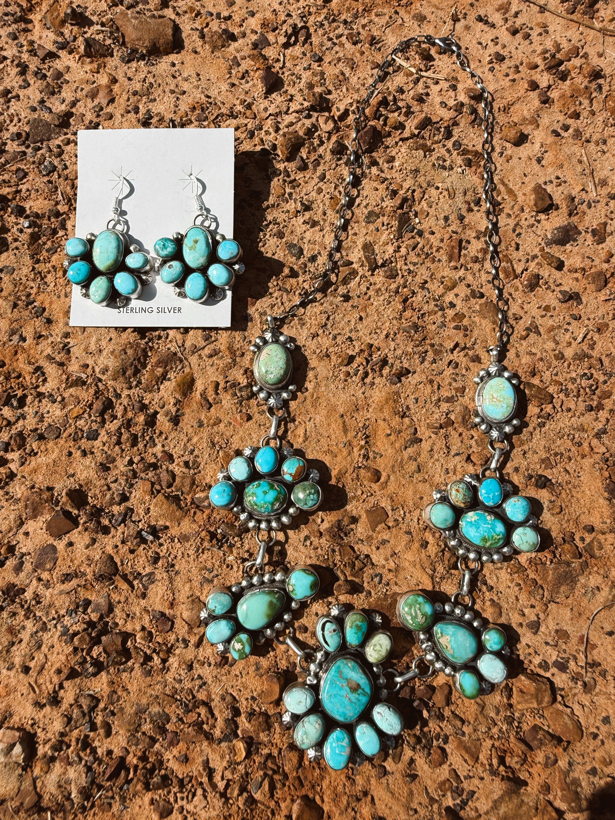 The Trixie Cluster Necklace Set