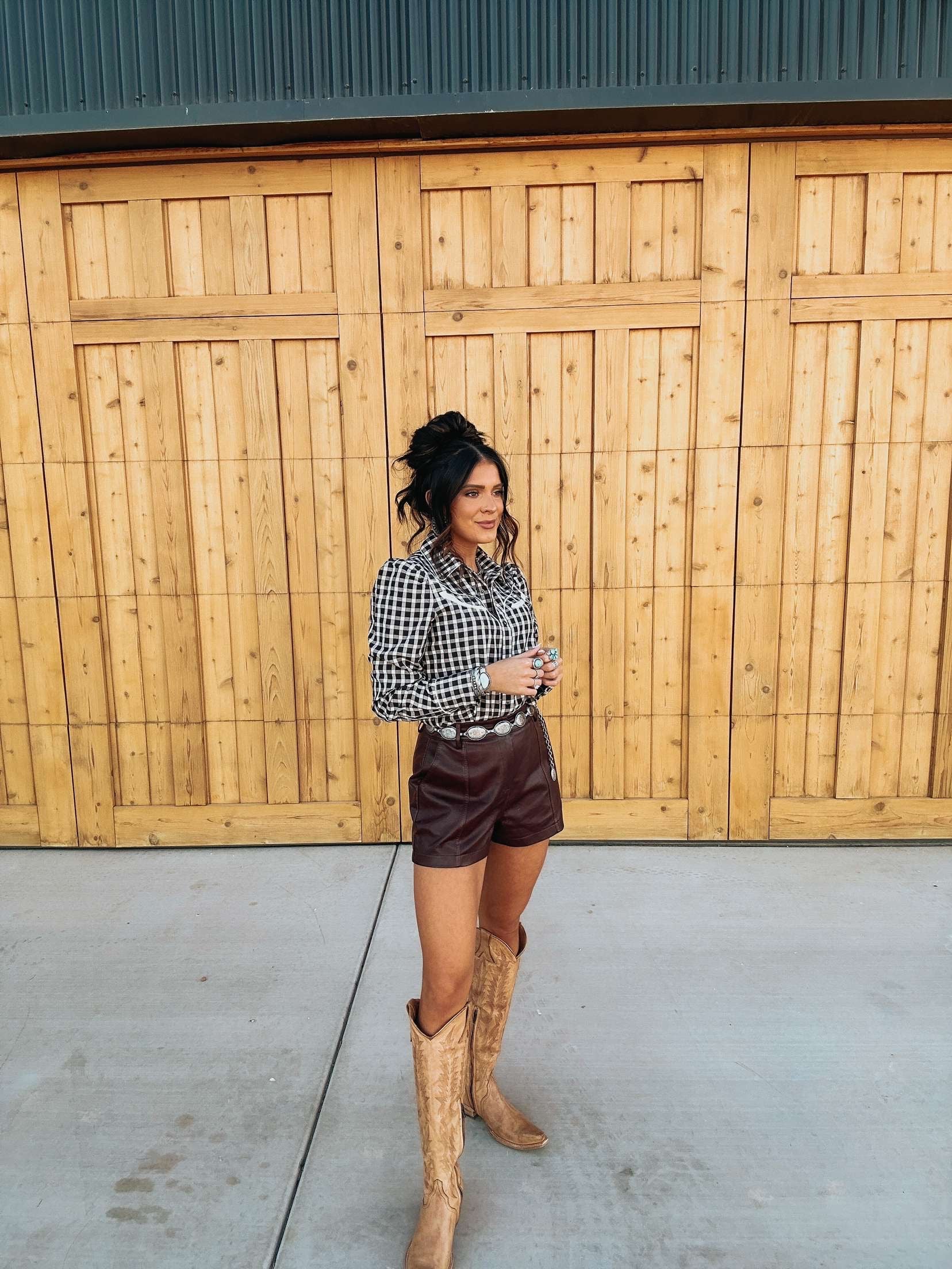 The Gingham Pearl Snap - best seller